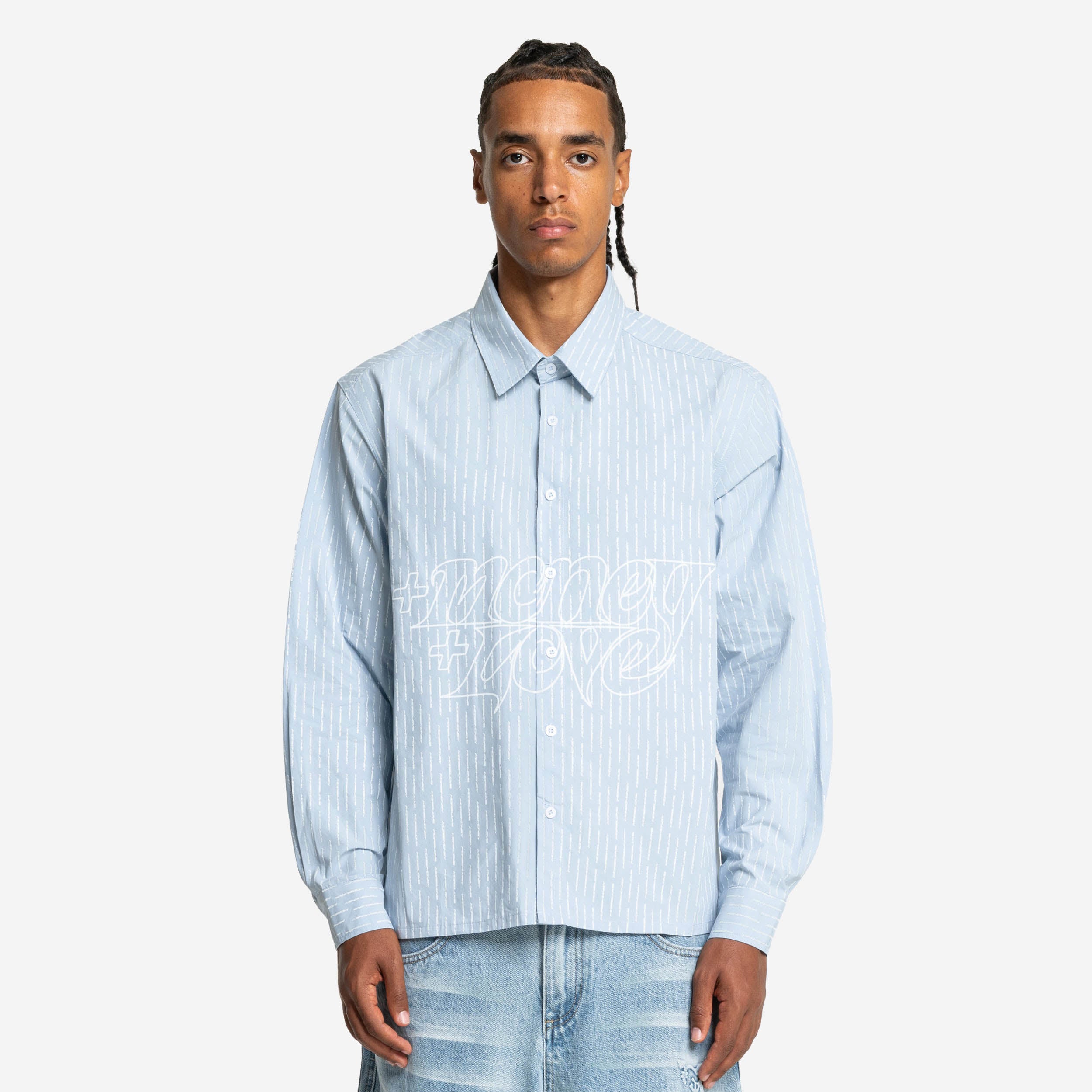 LONG-SLEEVE SHIRT BLUE