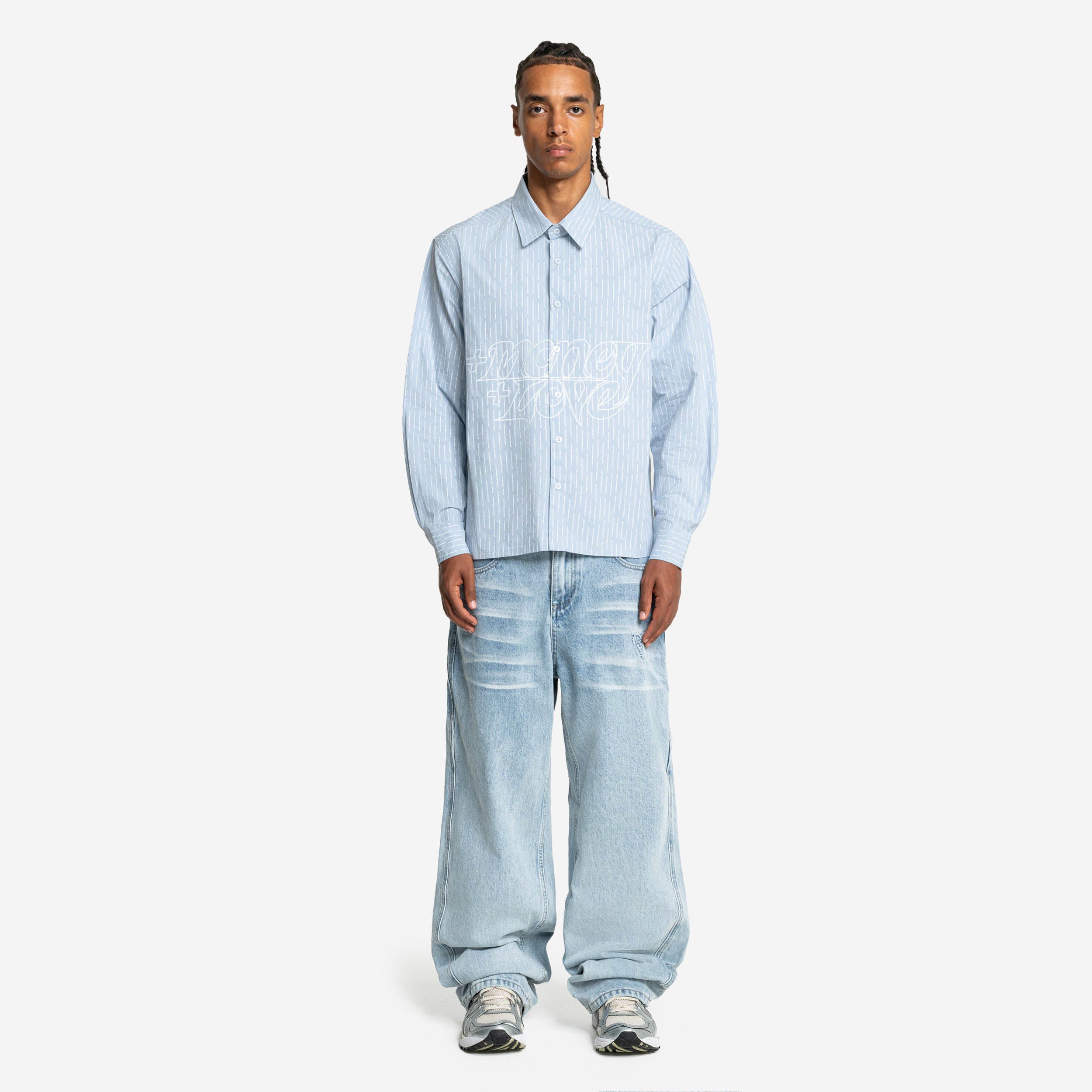 LONG-SLEEVE SHIRT BLUE