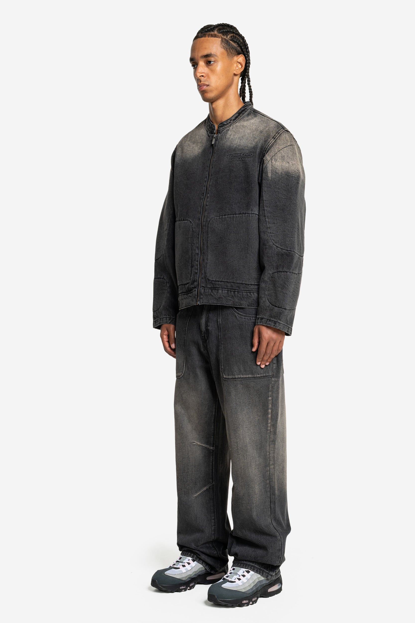 CRUSH DENIM BLACK WASHED