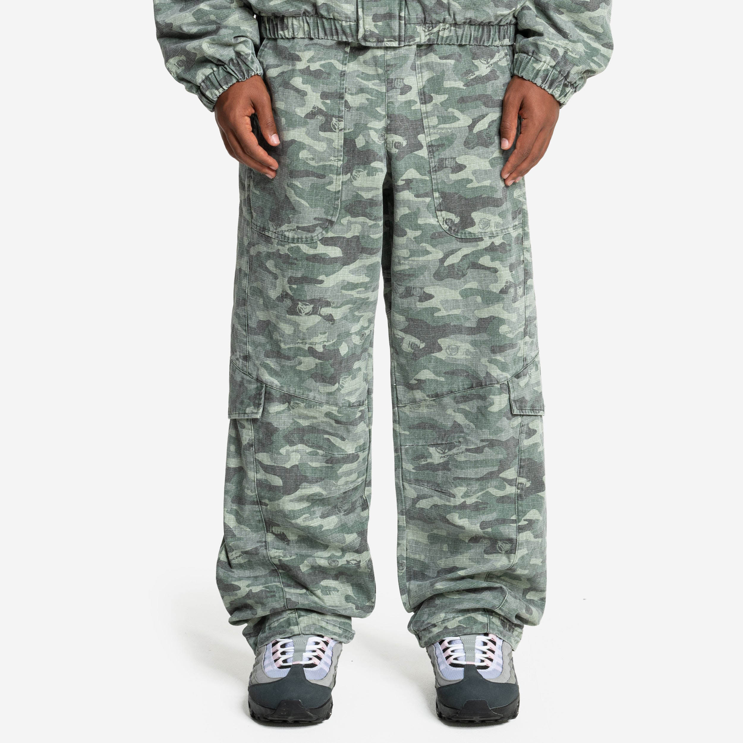 RIPSTOP PANTS CAMO GREEN