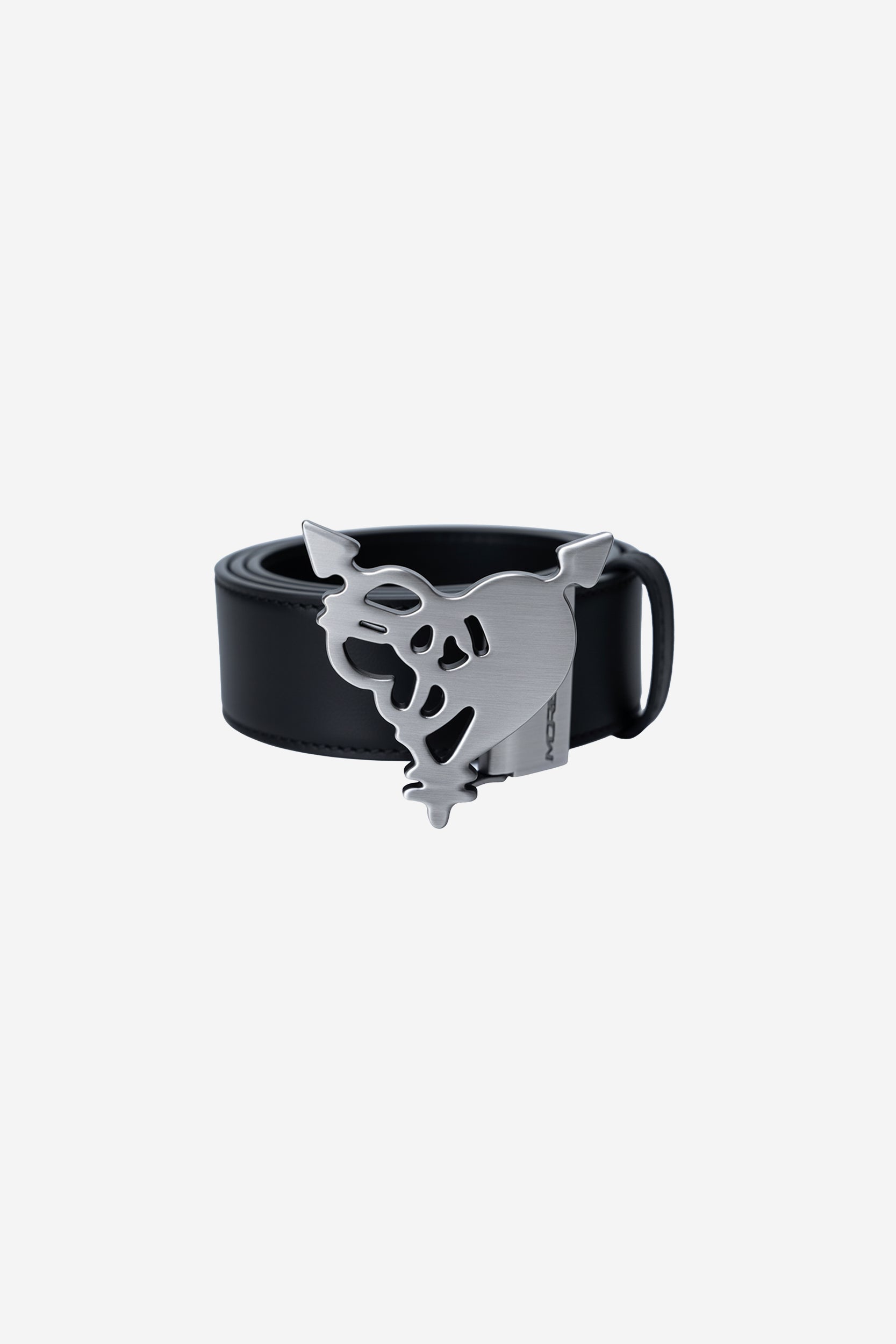 HEART LOGO BELT BLACK 