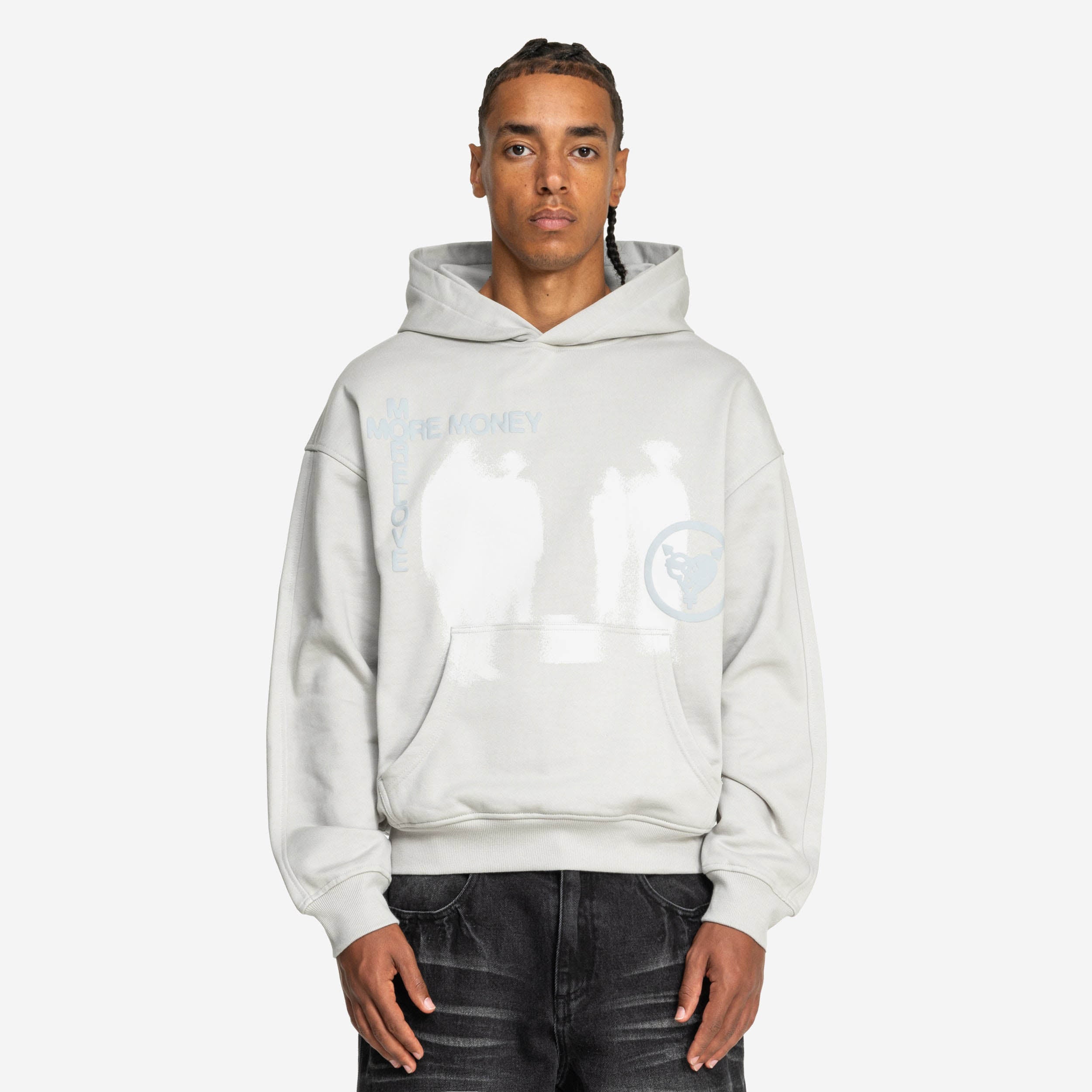 LOST BOND HOODIE LIGHT GREY