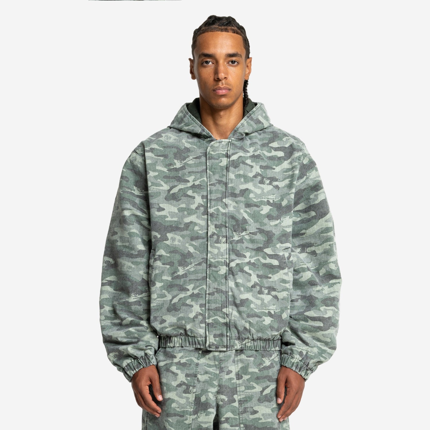 RIPSTOP JACKET CAMO GREEN