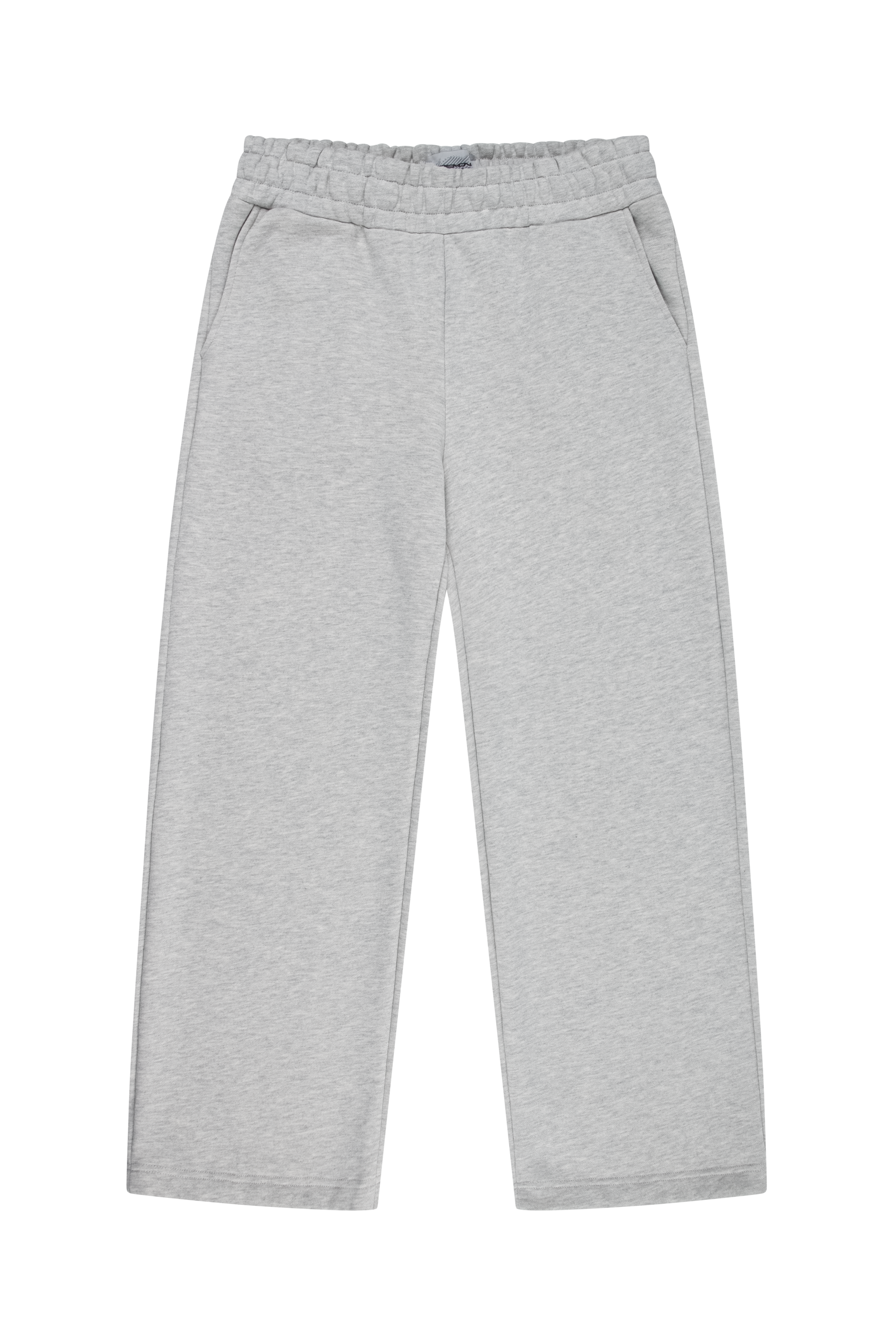 OPEN LEG JOGGER GREY MELANGE