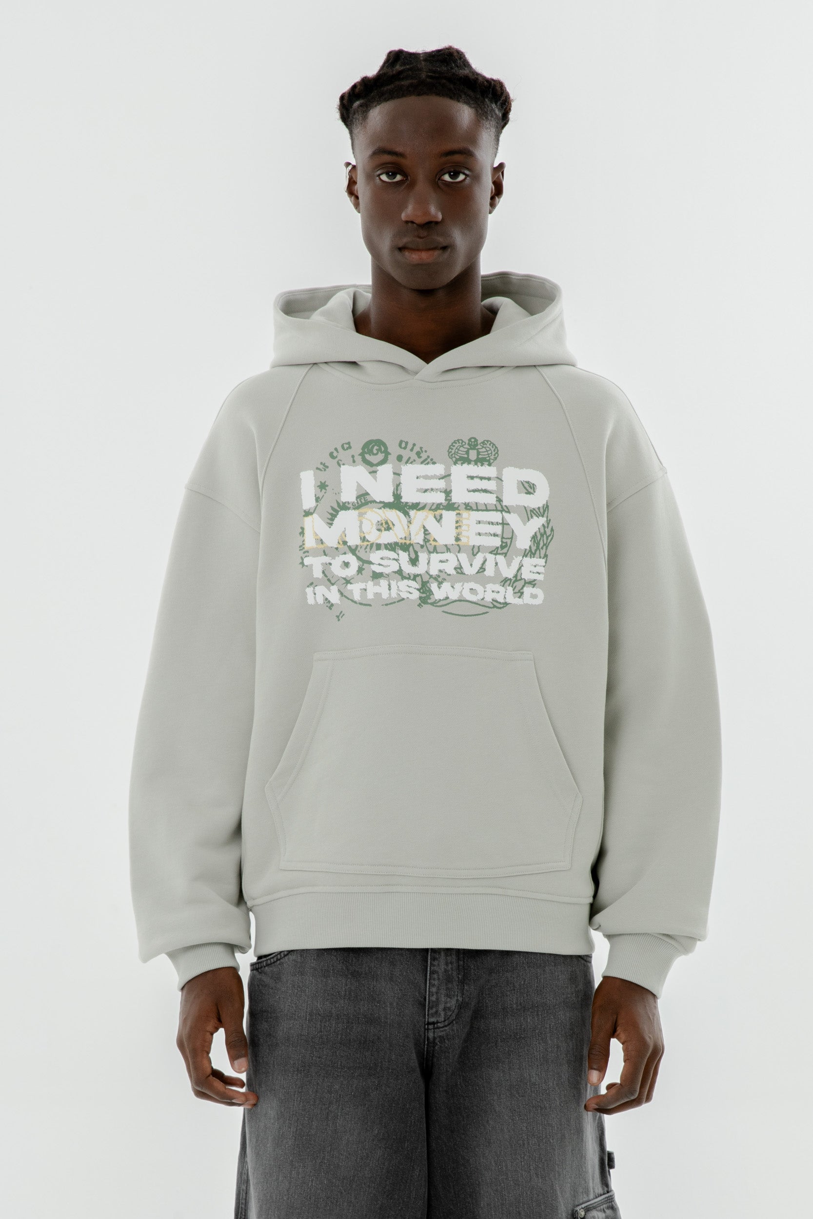 GET RICH HOODIE GREY