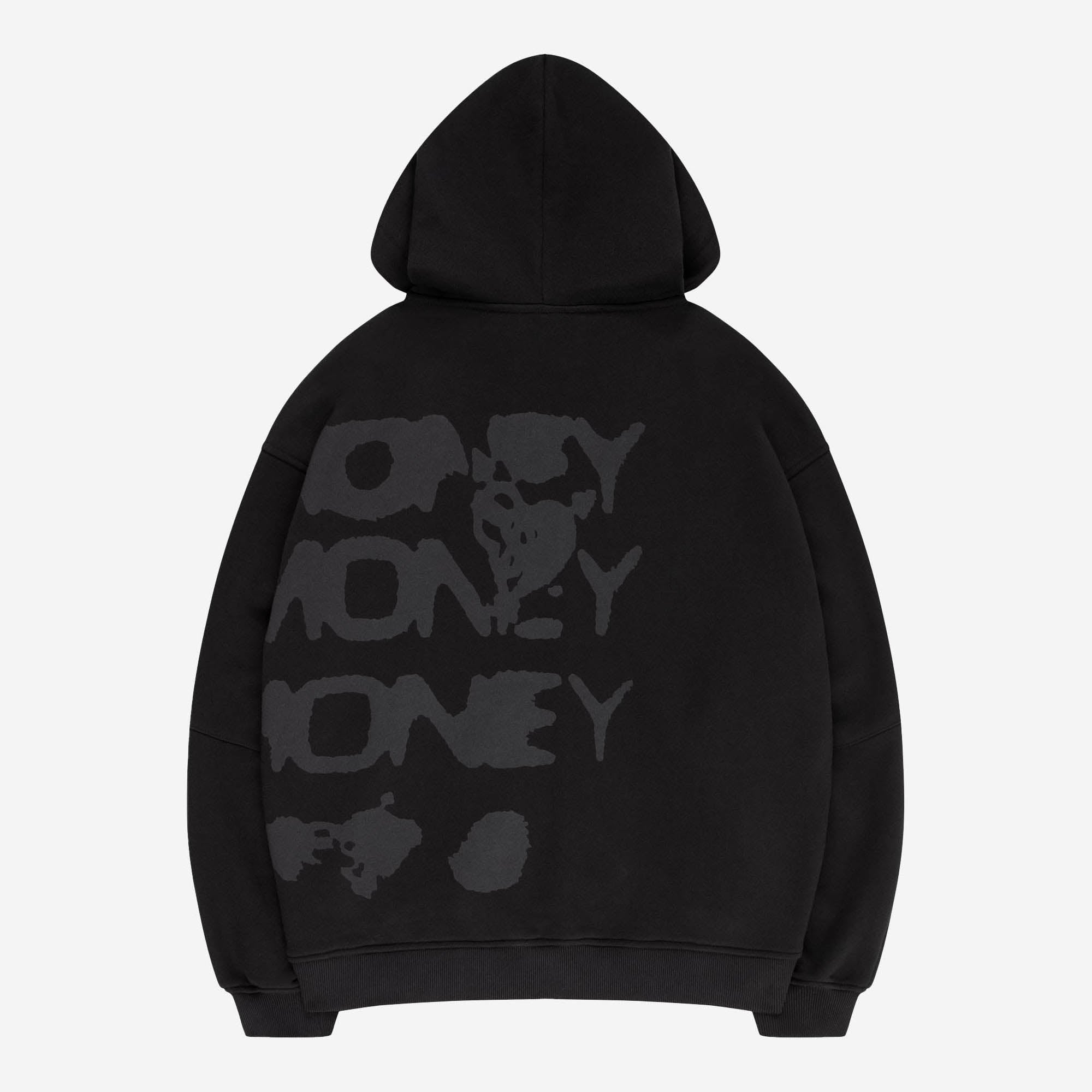 RADIANT CASH HOODIE ALL BLACK