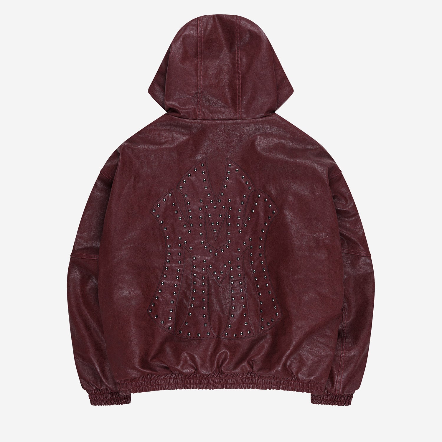DA BIG M LEATHER JACKET RED