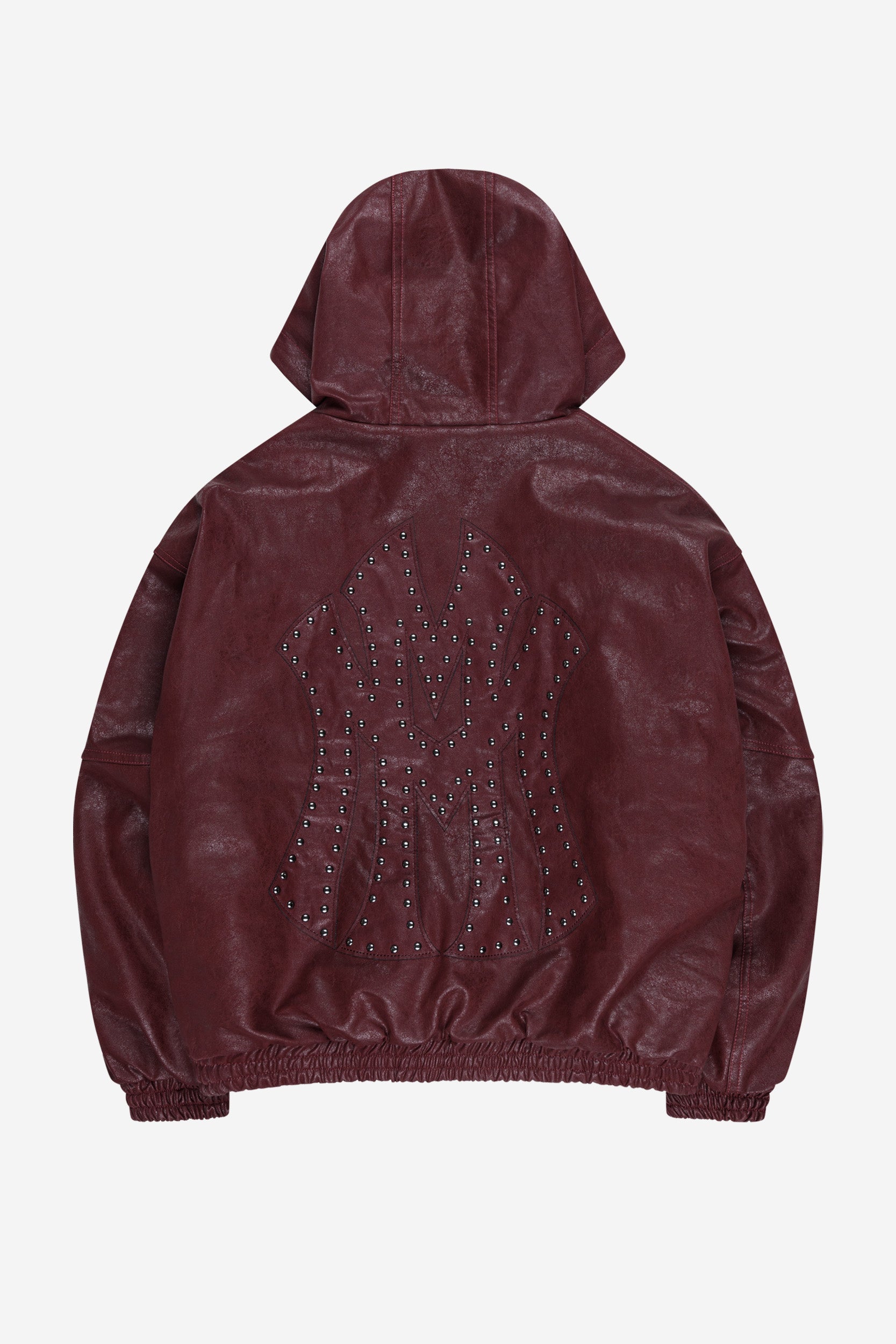 DA BIG M LEATHER JACKET RED