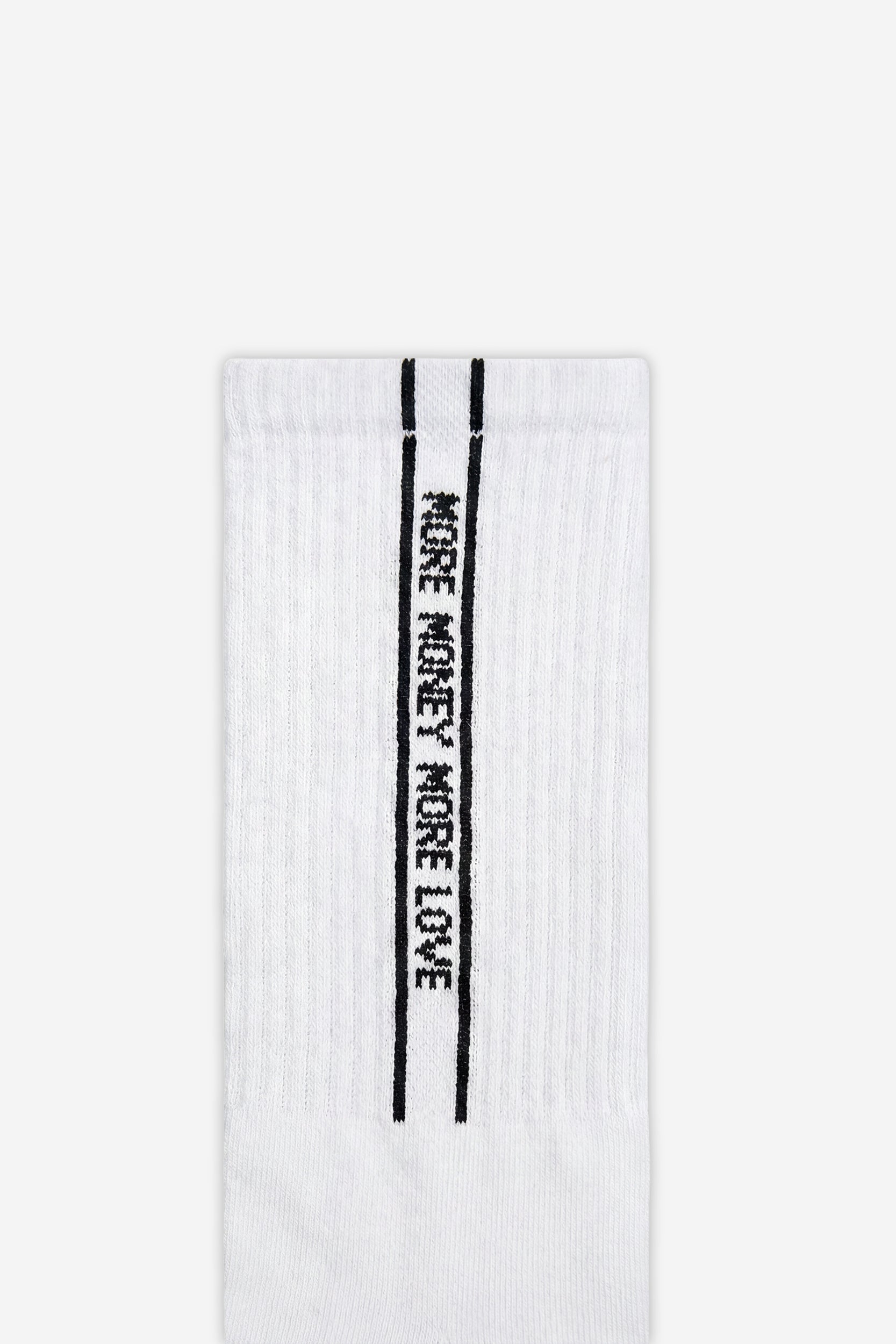 STRIPED SOCKS WHITE (3-PACK)