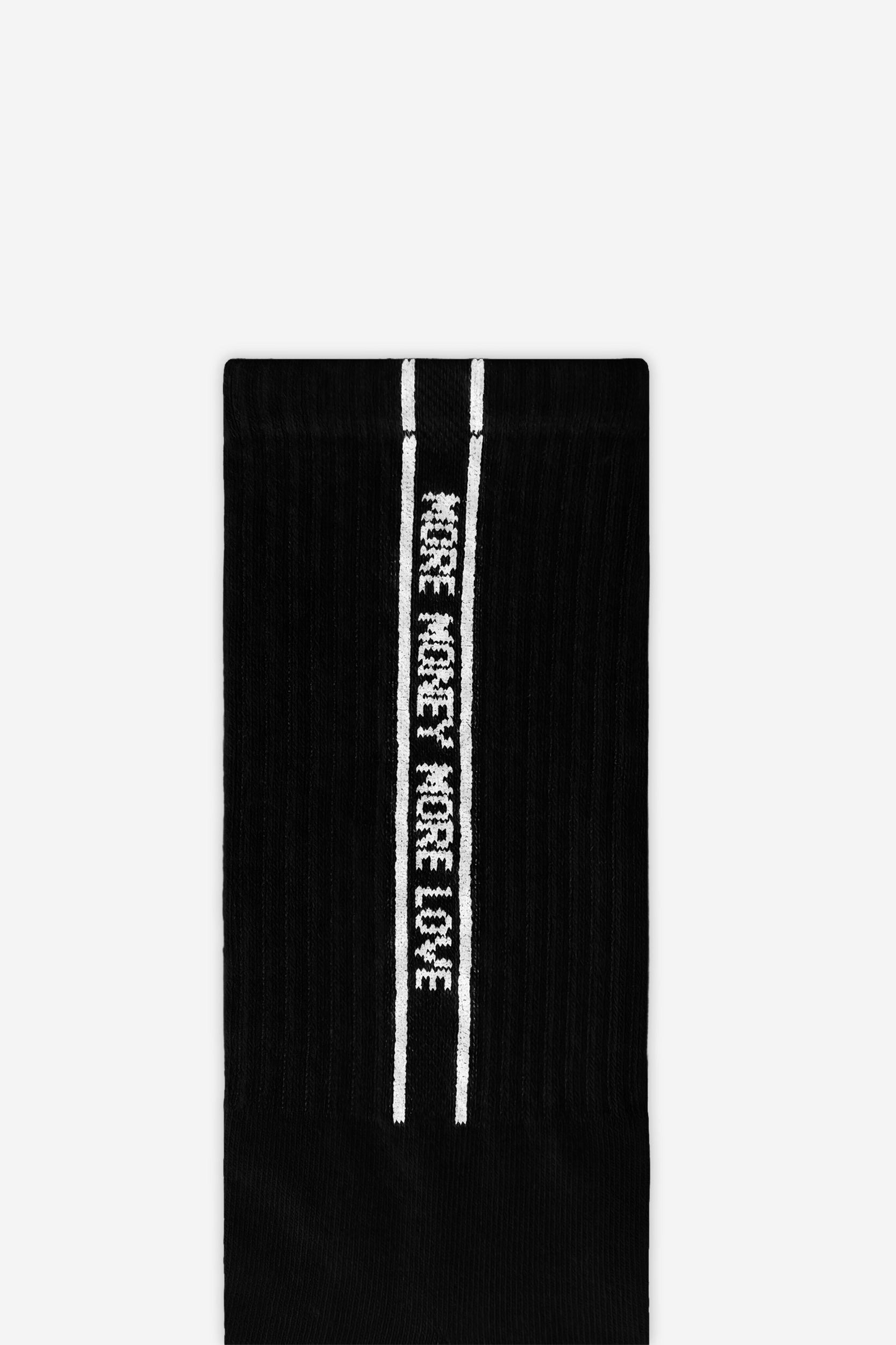 STRIPED SOCKS BLACK (3-PACK)