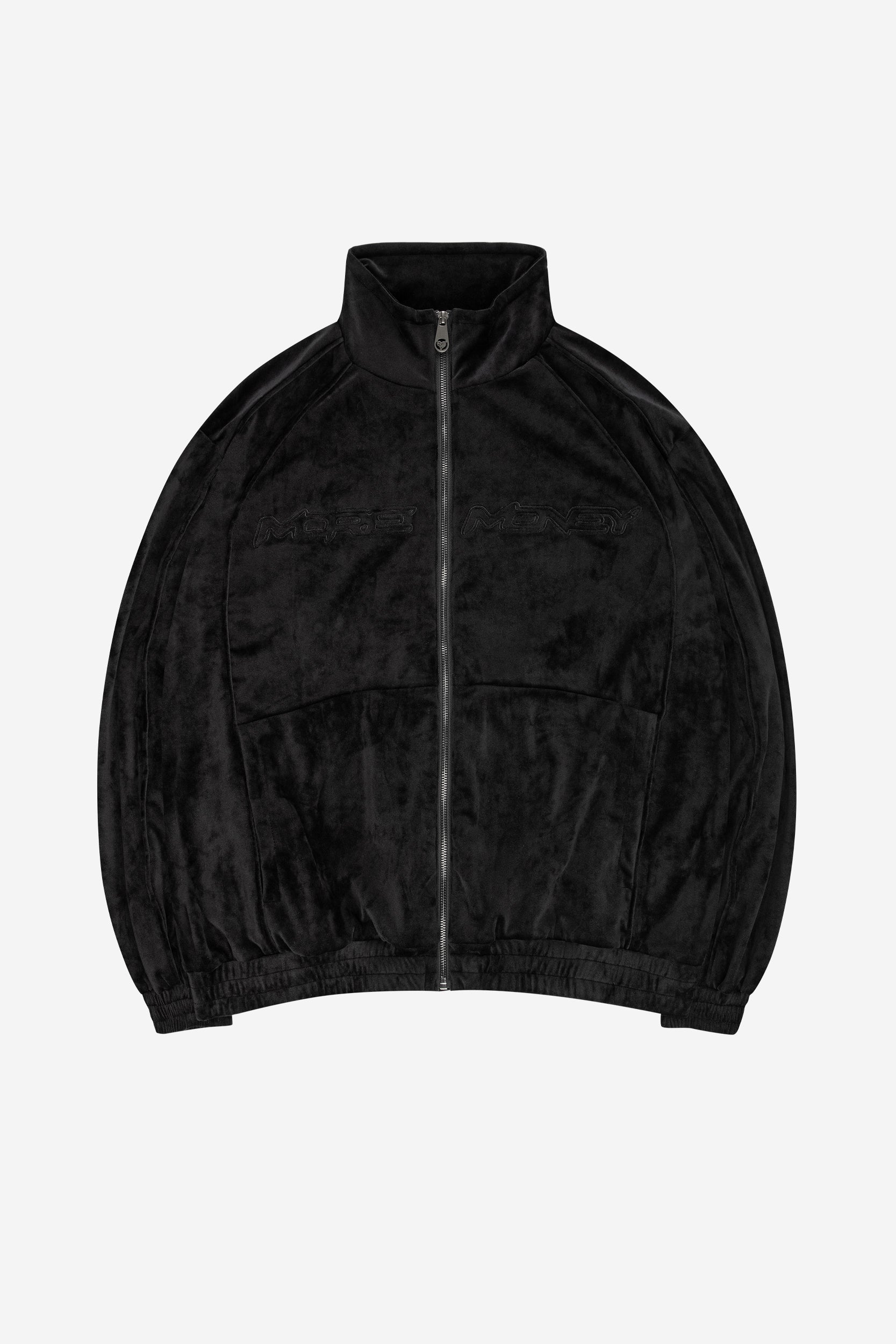 VELOUR JACKET BLACK