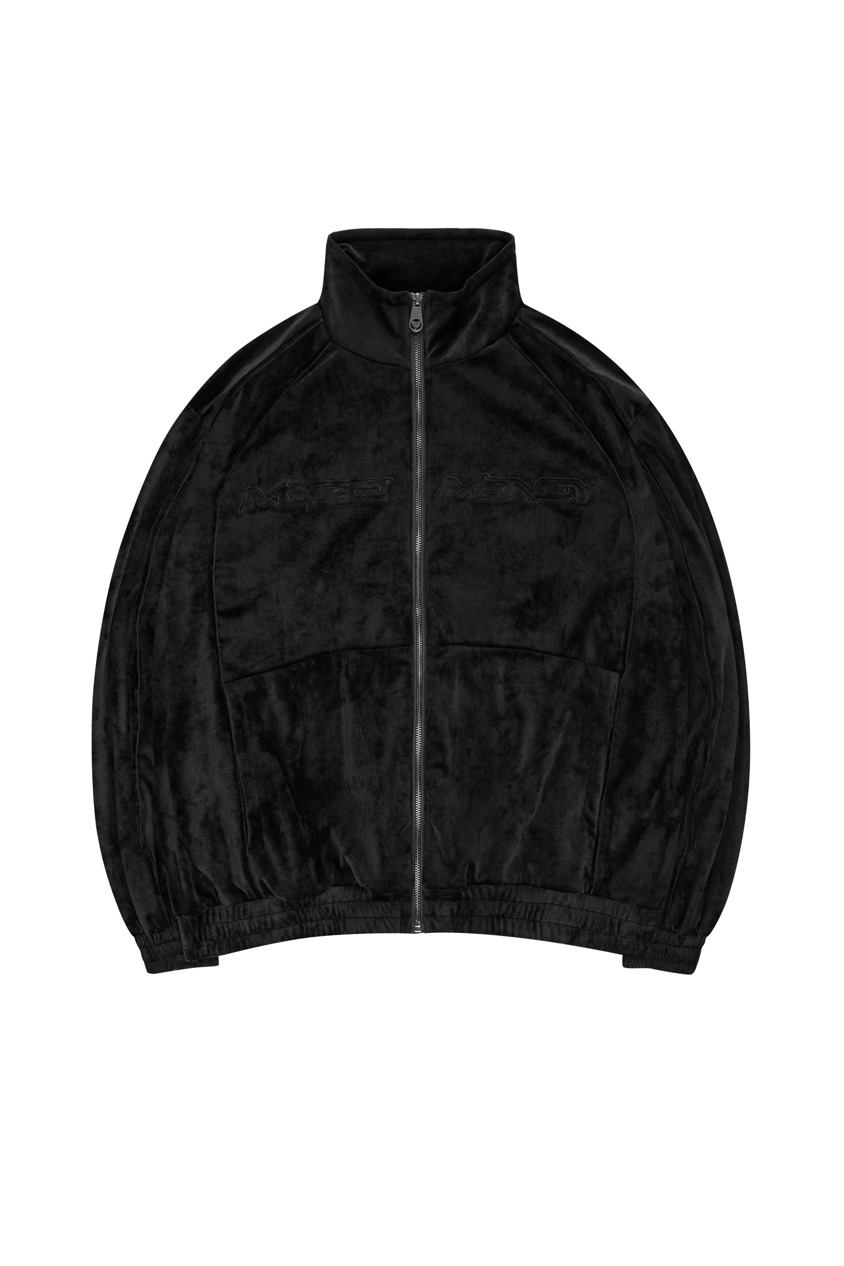 VELOUR JACKET BLACK