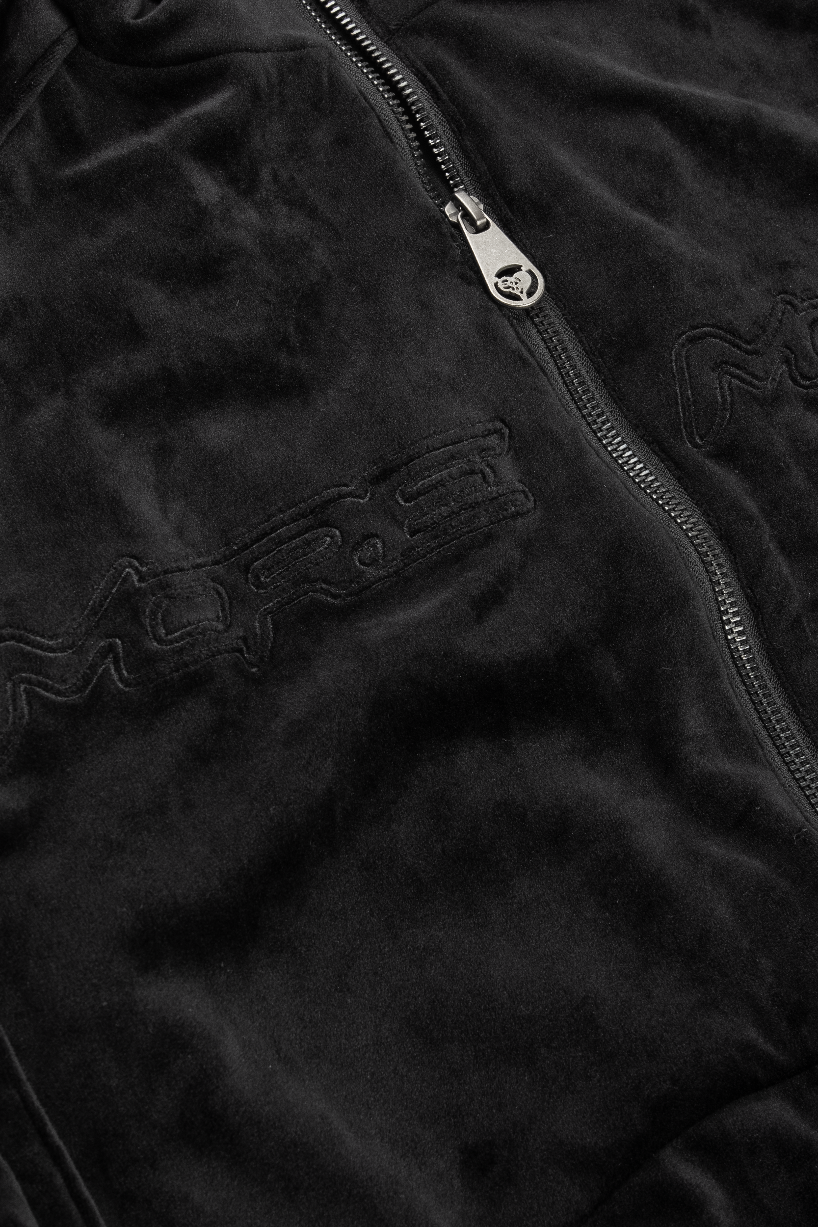 WOMEN'S VELOUR JACKET BLACK