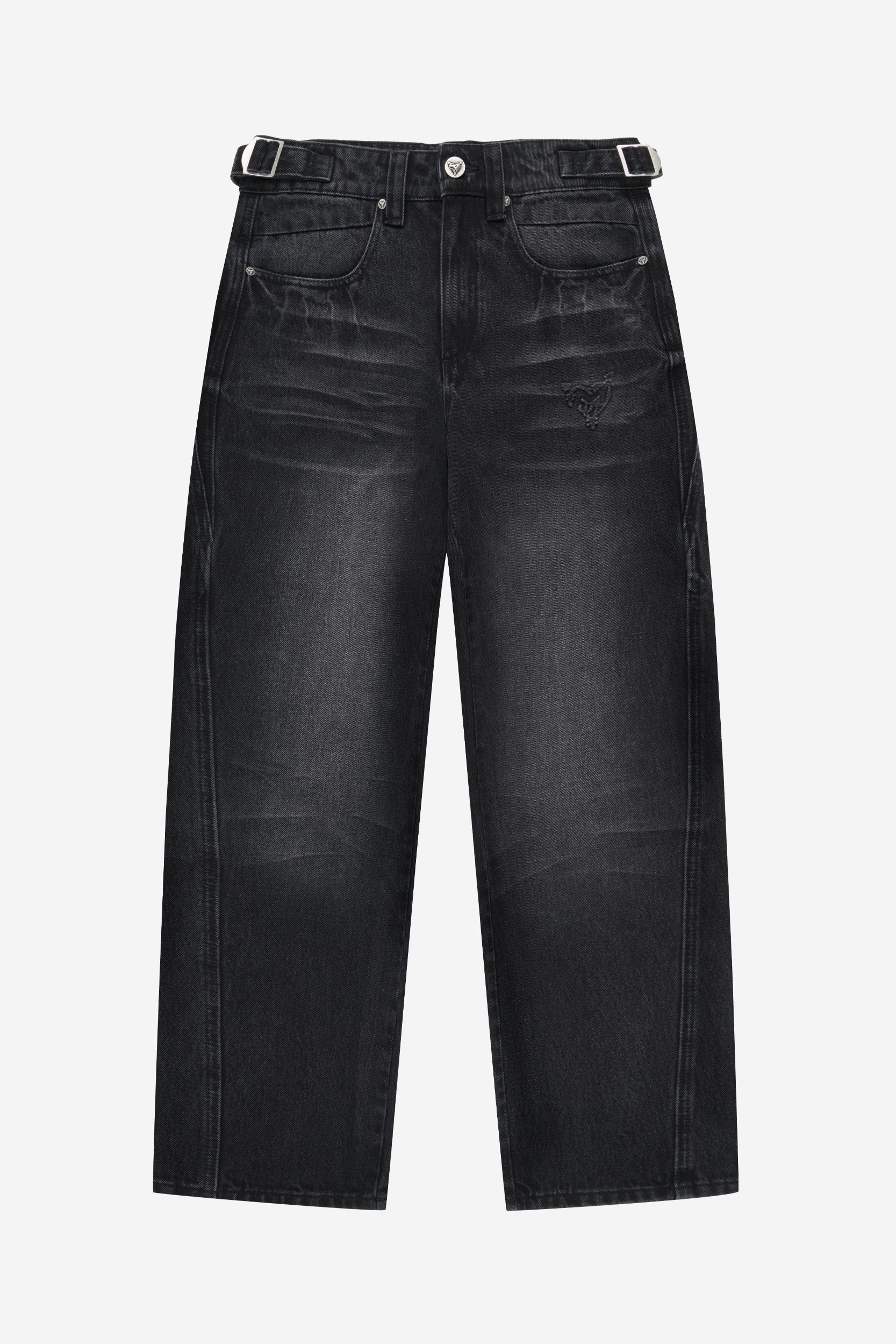 RADIANT CASH TEE LIGHT GREY + DISTINCTIVE DENIM BLACK