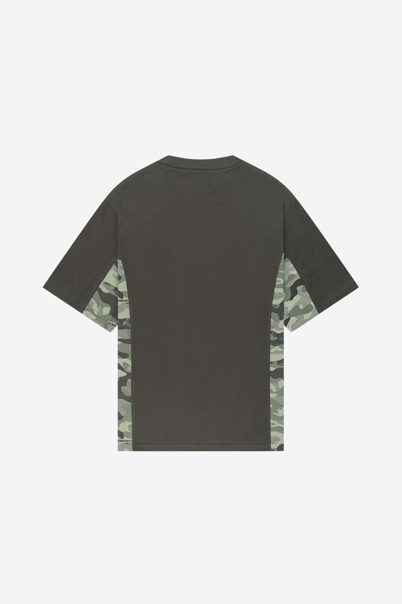 SPLIT TEE CAMO GREEN