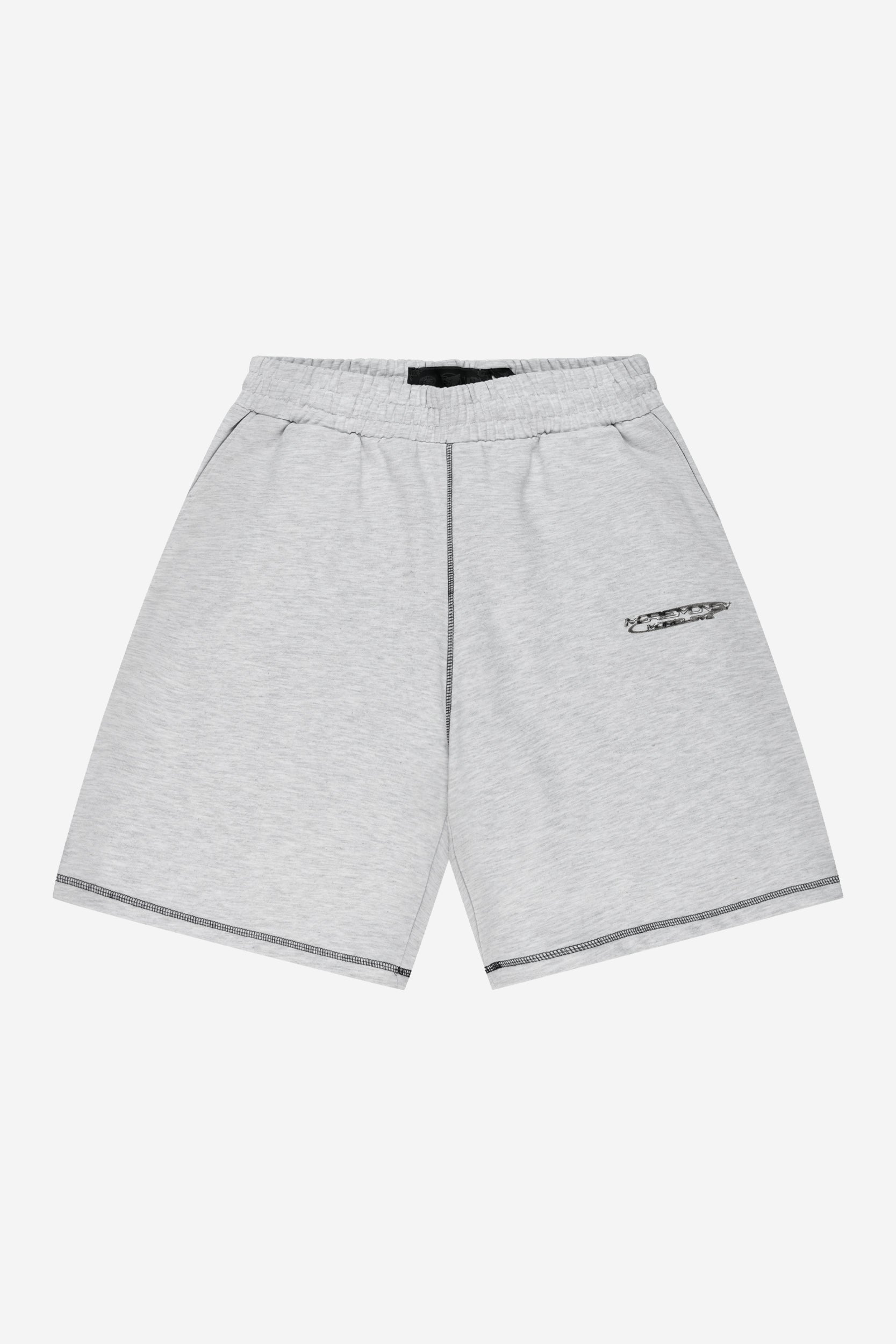 FLATLOCK BASE SHORTS GREY MELANGE