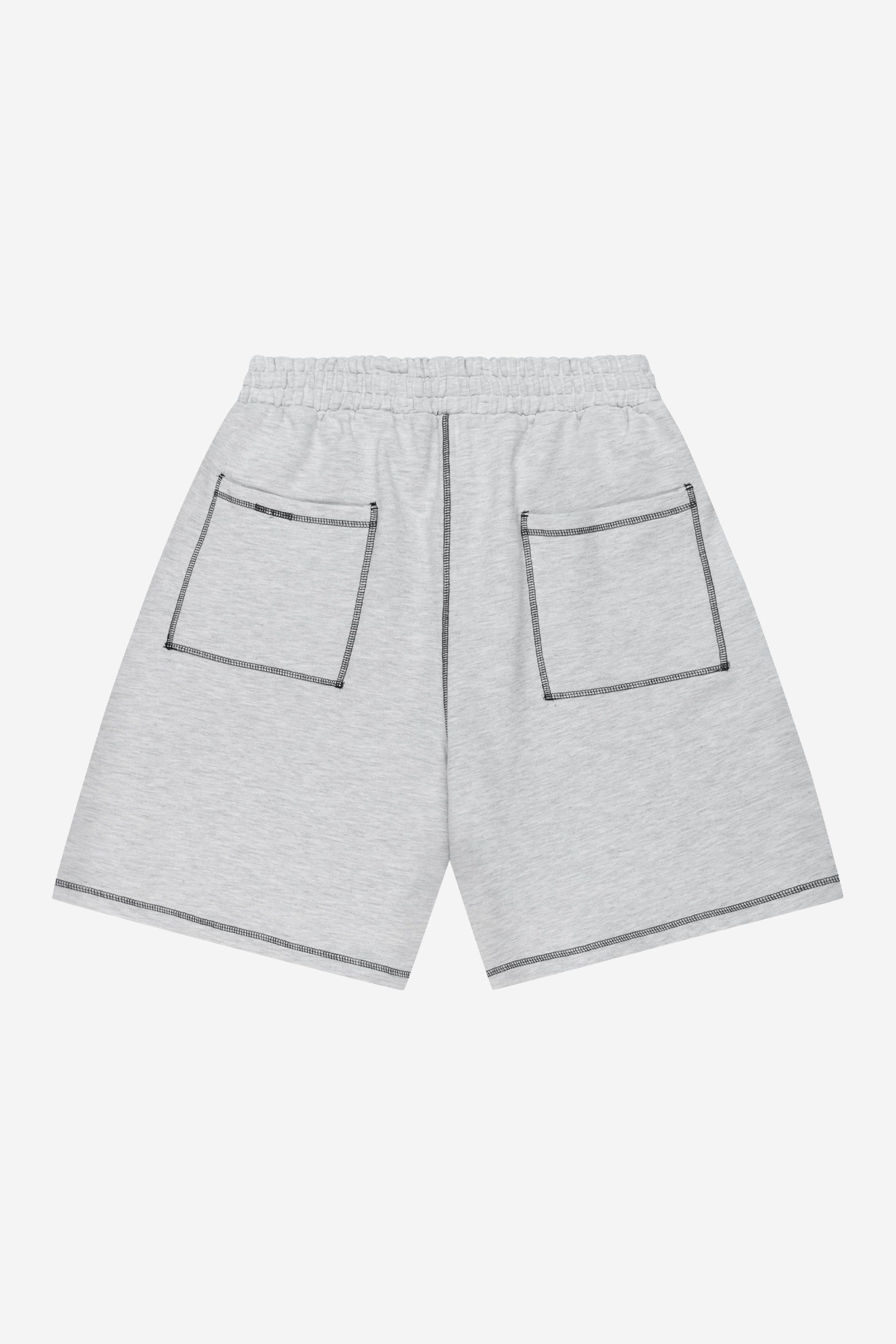 FLATLOCK BASE SHORTS GREY MELANGE