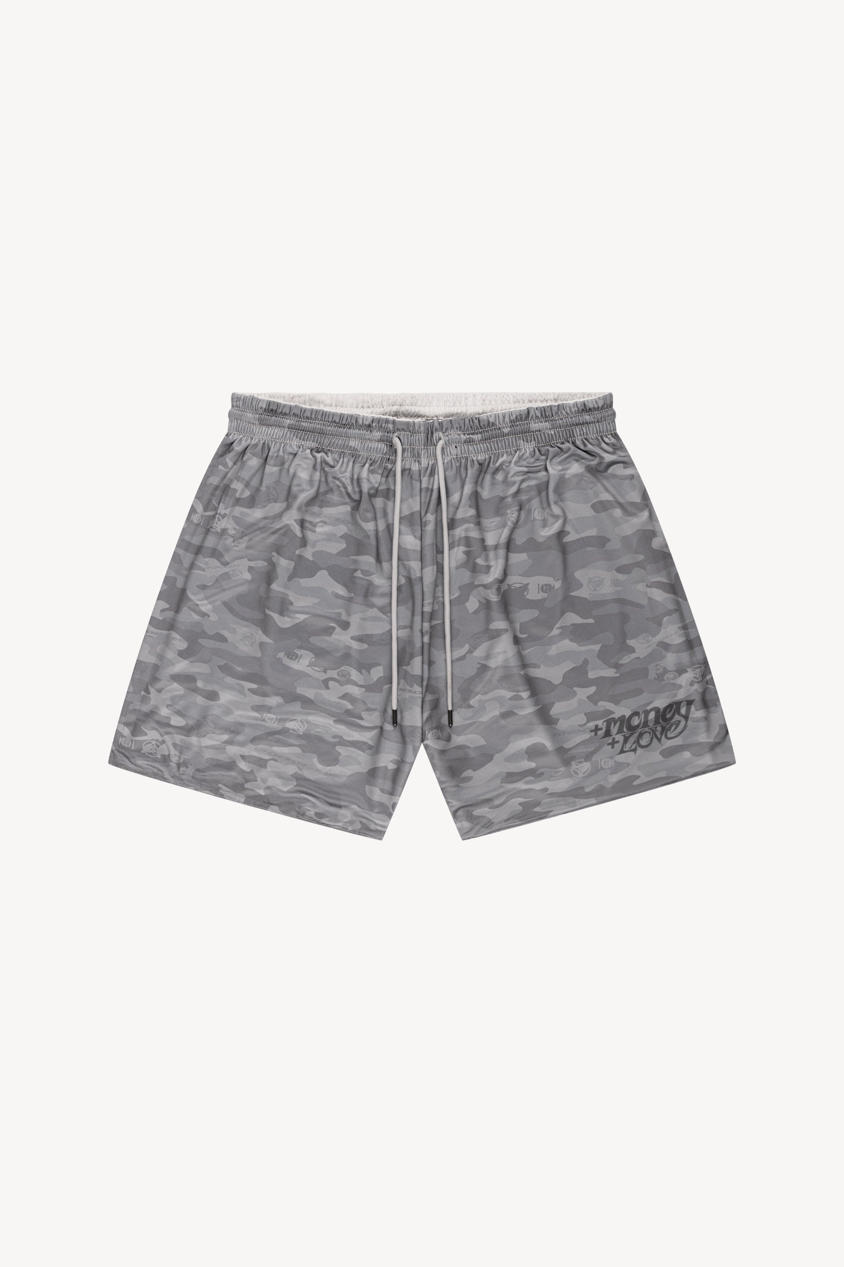 REVERSIBLE MESH SHORTS GREY