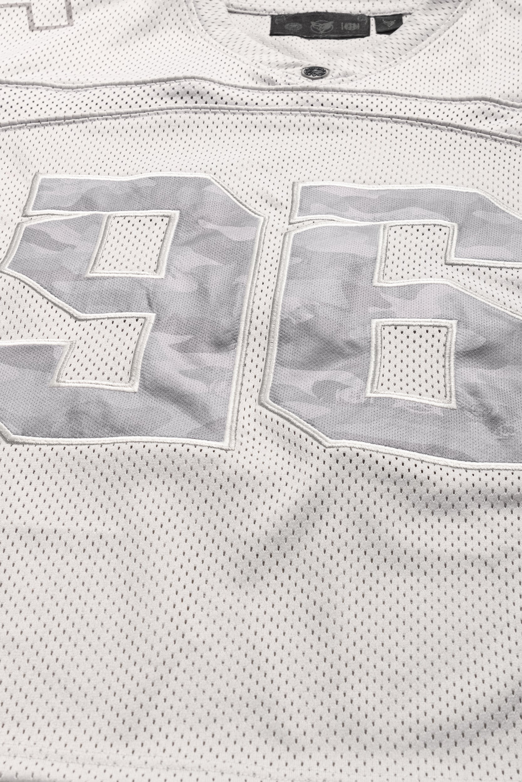 PLUS MESH JERSEY GREY