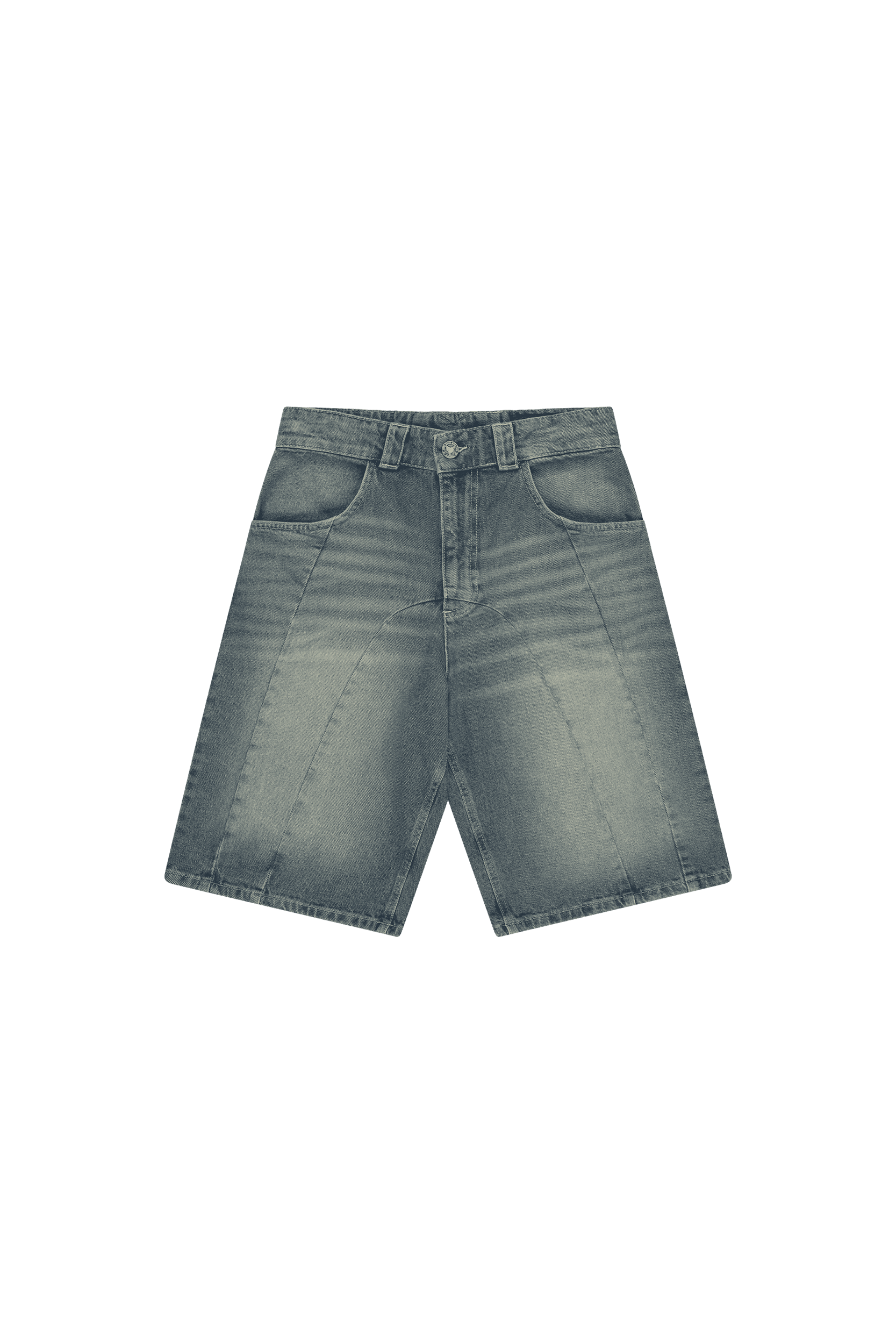 DOUBLE STITCH JORTS BLUE WASHED