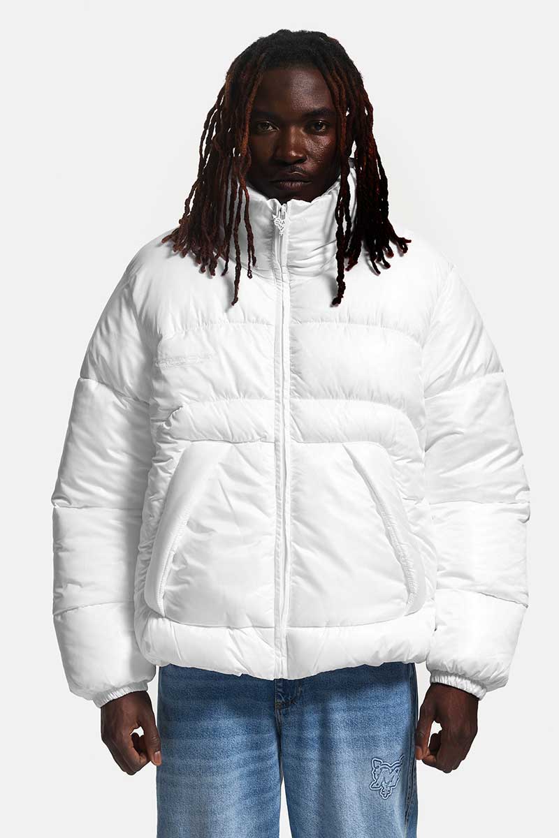 LIGHT NINJA PUFFER JACKET WHITE