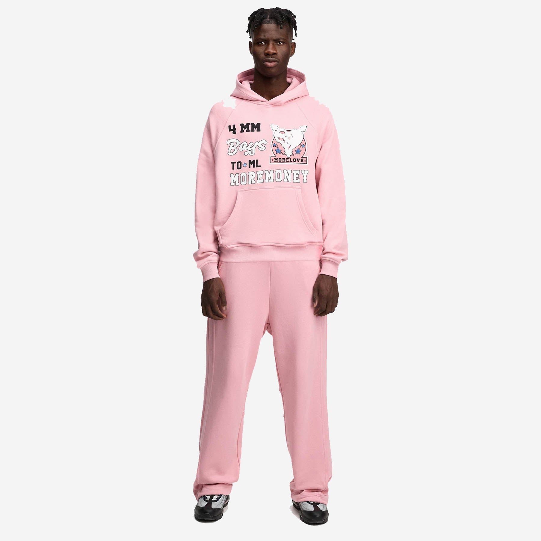 HEART BREAKER HOODIE PINK