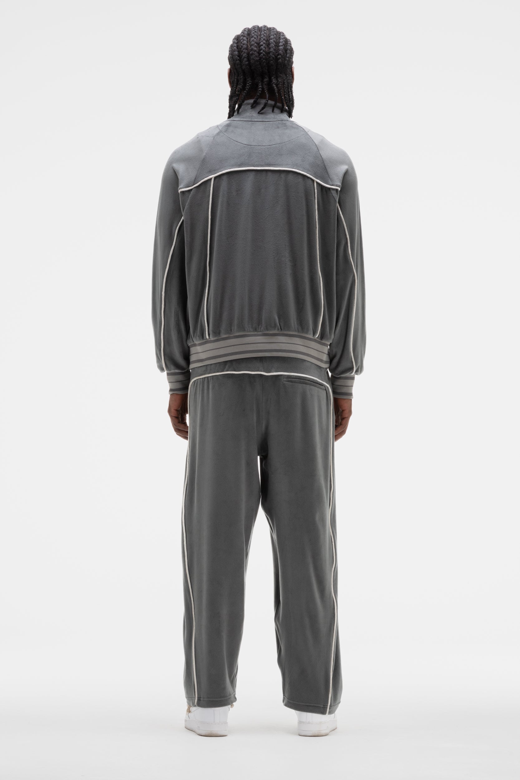 VELOUR JOGGER DARKGREY 