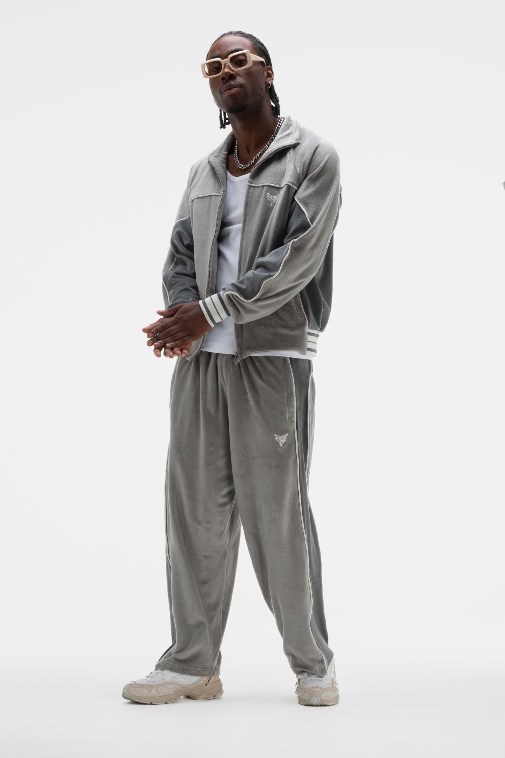 VELOUR SET GREY