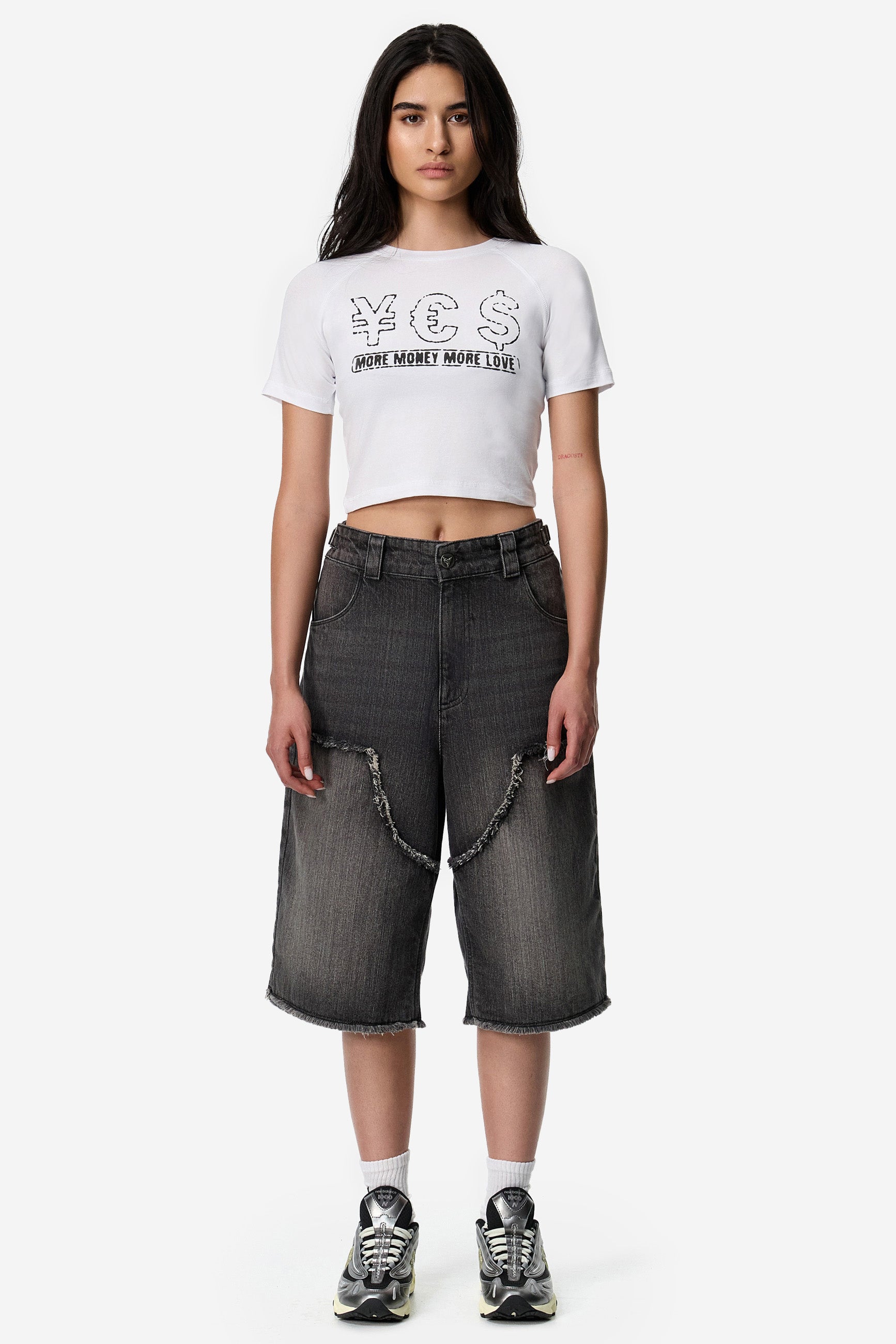 MORE MONEY YES CROP TOP