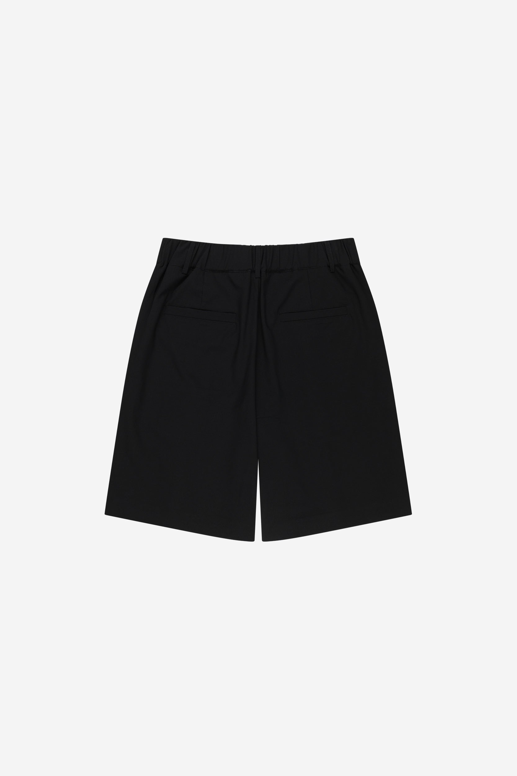 PLEATED SHORTS BLACK