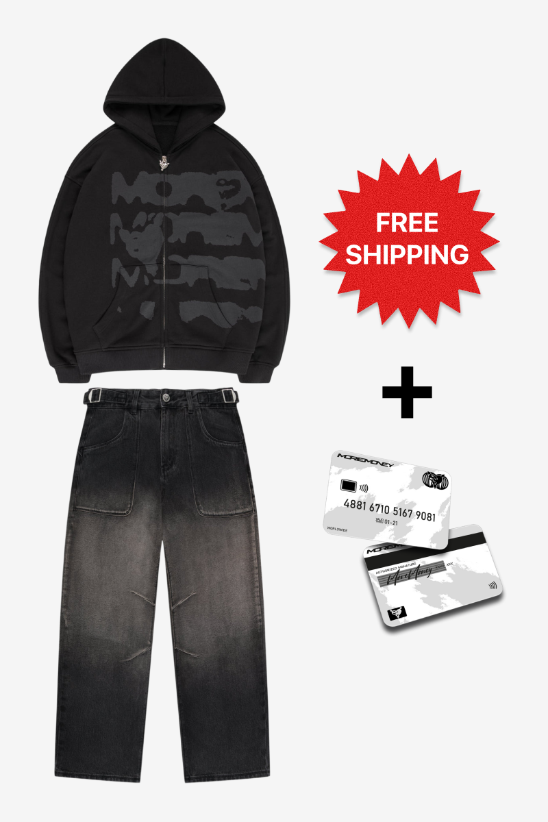 RADIANT CASH ZIP ALL BLACK + CRUSH DENIM + 20€ GIFT CARD