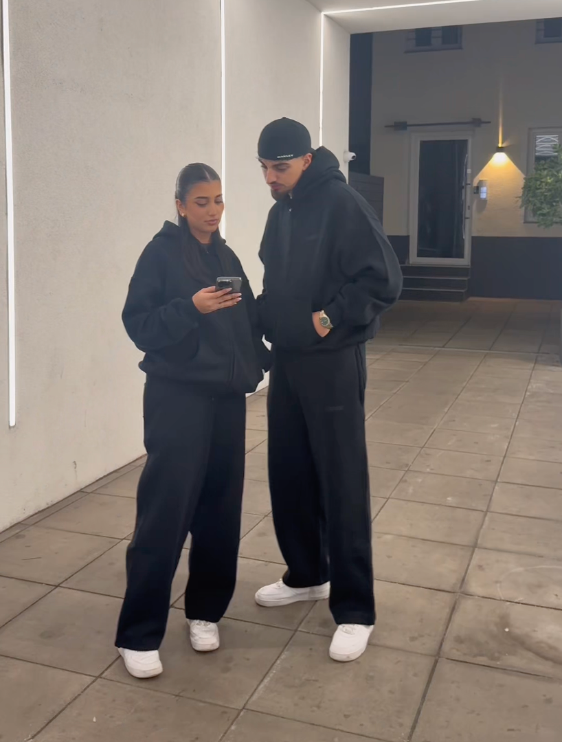 Load video: CLOUDS HOODIE + JOGGER BLACK