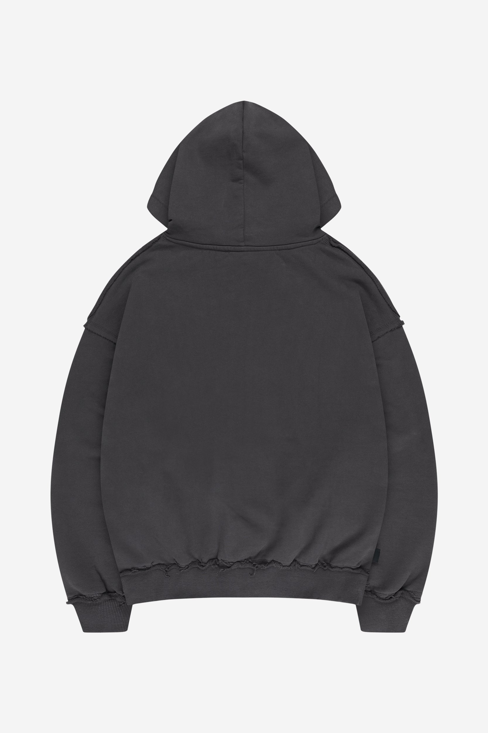 ROUGH HOODIE DARK GREY