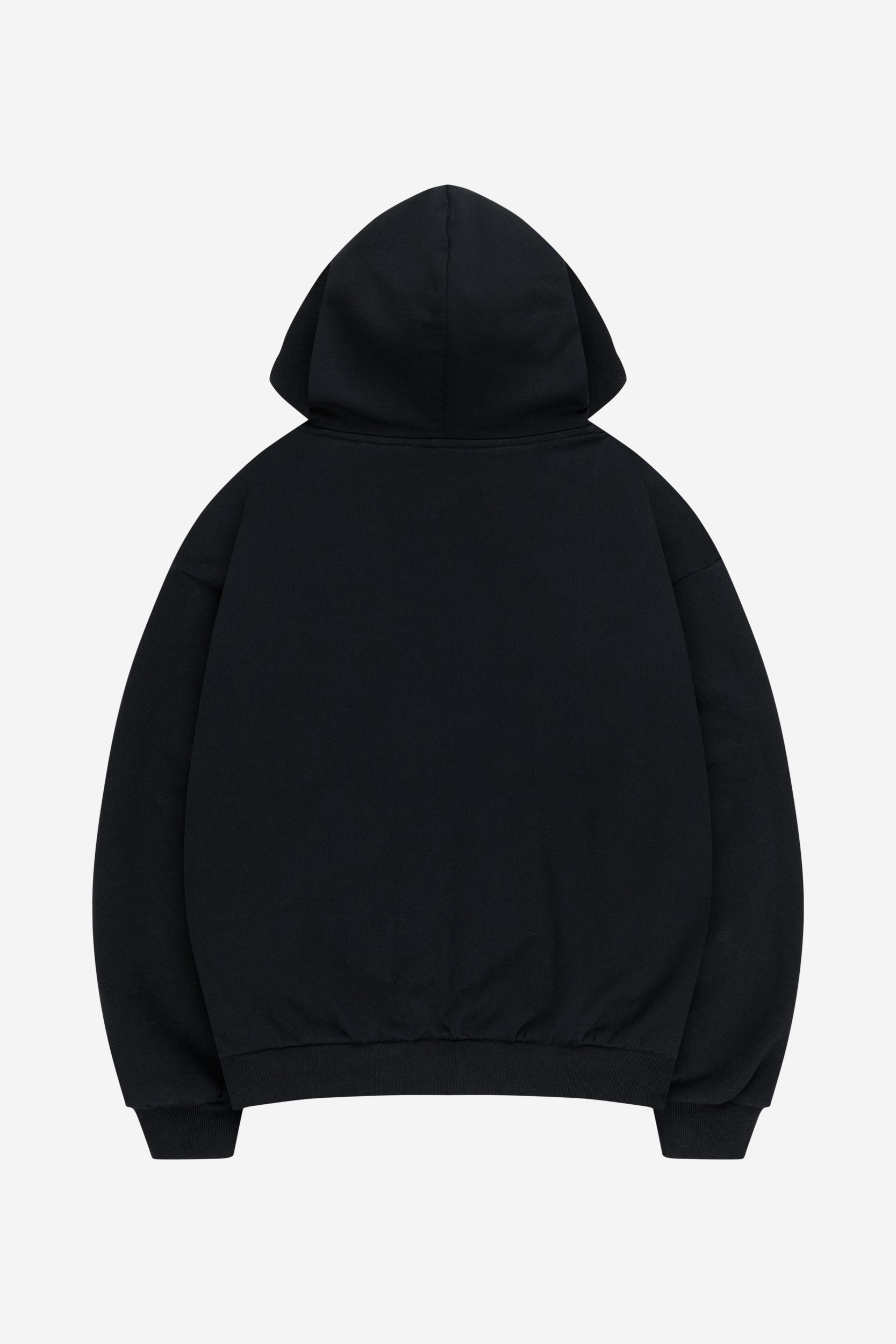 REVERSIBLE PLAID ZIP HOODIE BLACK