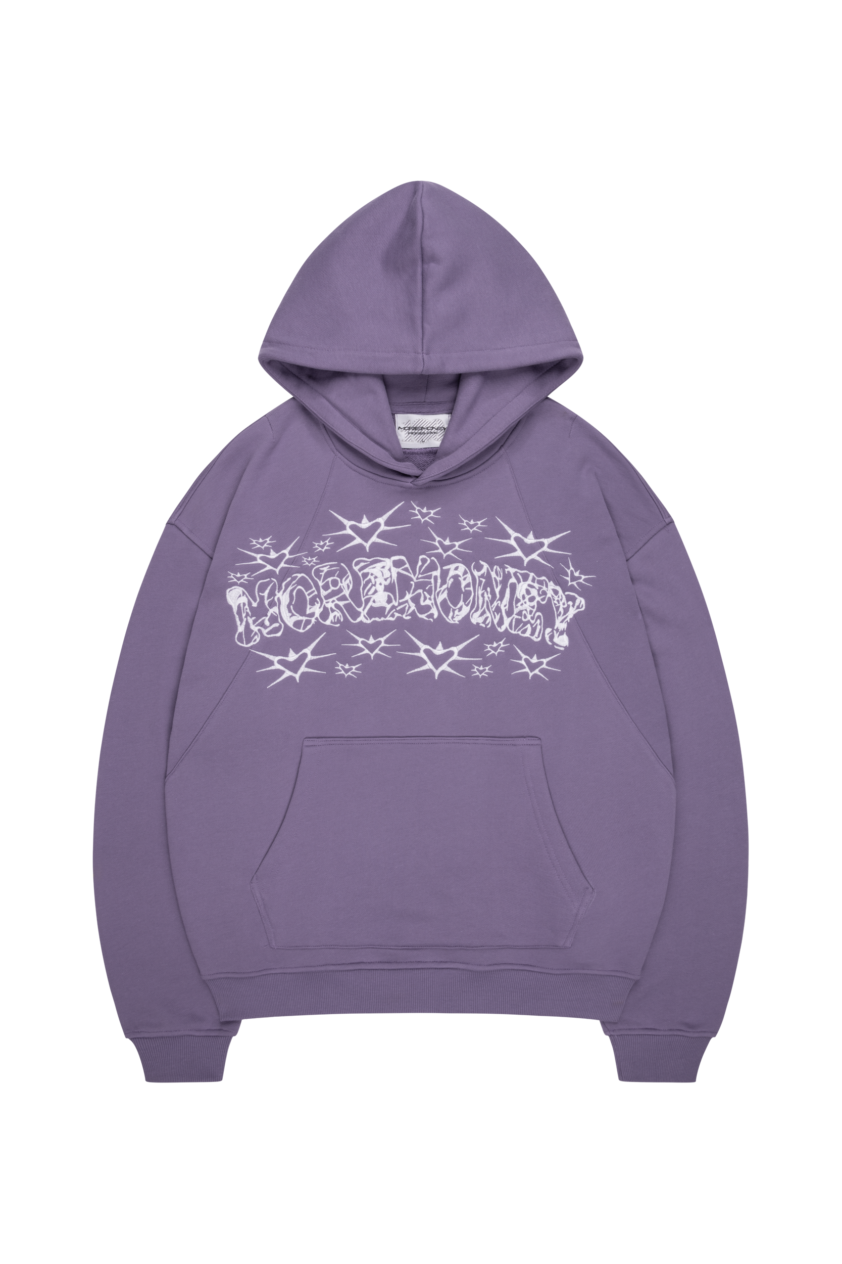 REVERSI GRAPHIC HOODIE MULLED GRAPE PURPLE