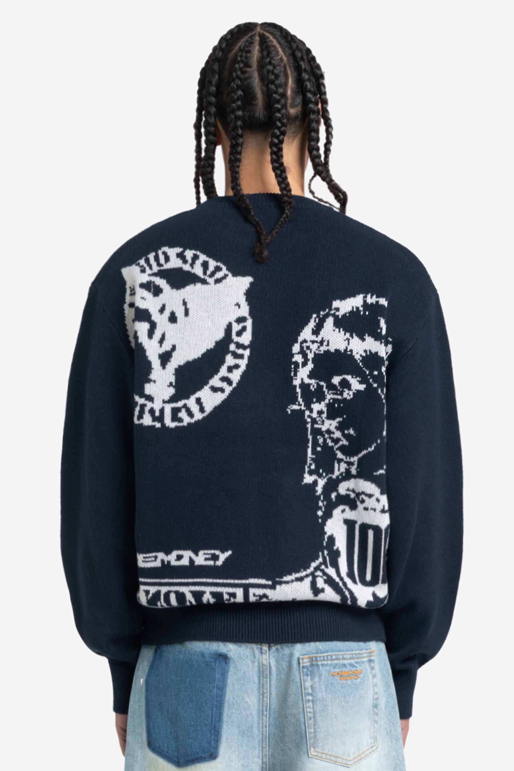 MORE BLESSINGS KNIT NAVY