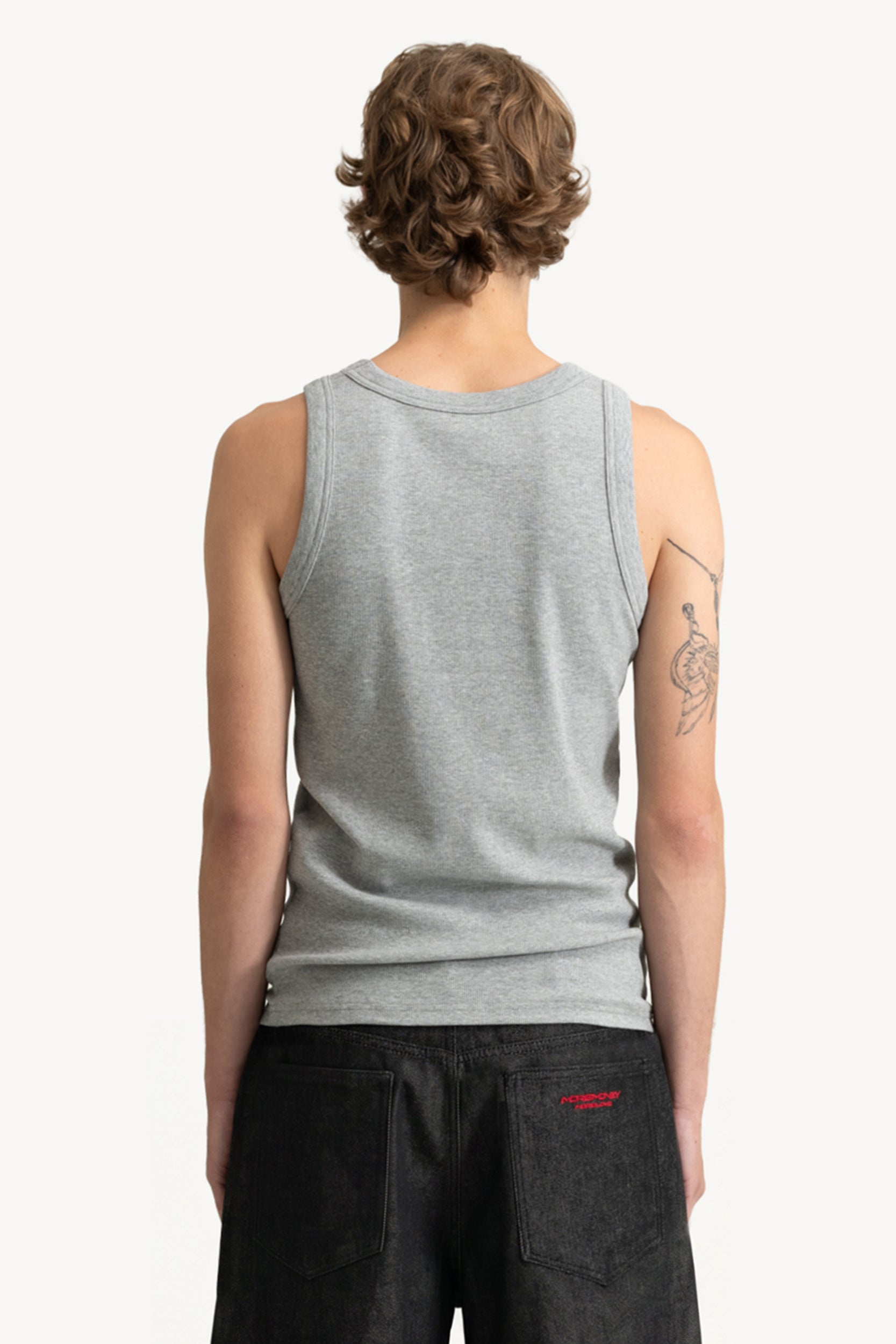 TANKTOP GREY MELANGE (2-PACK)