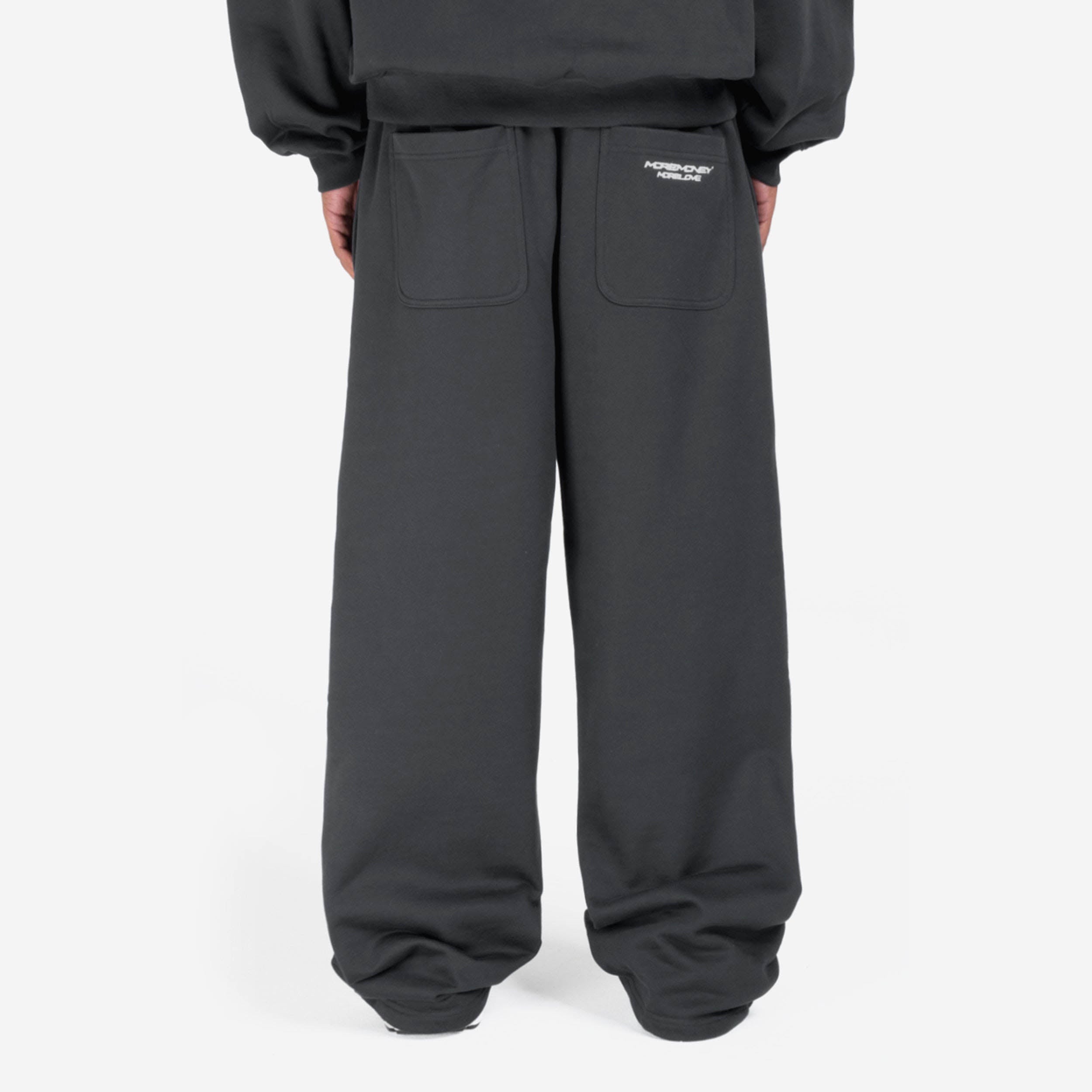 OPEN LEG JOGGER DARK GREY