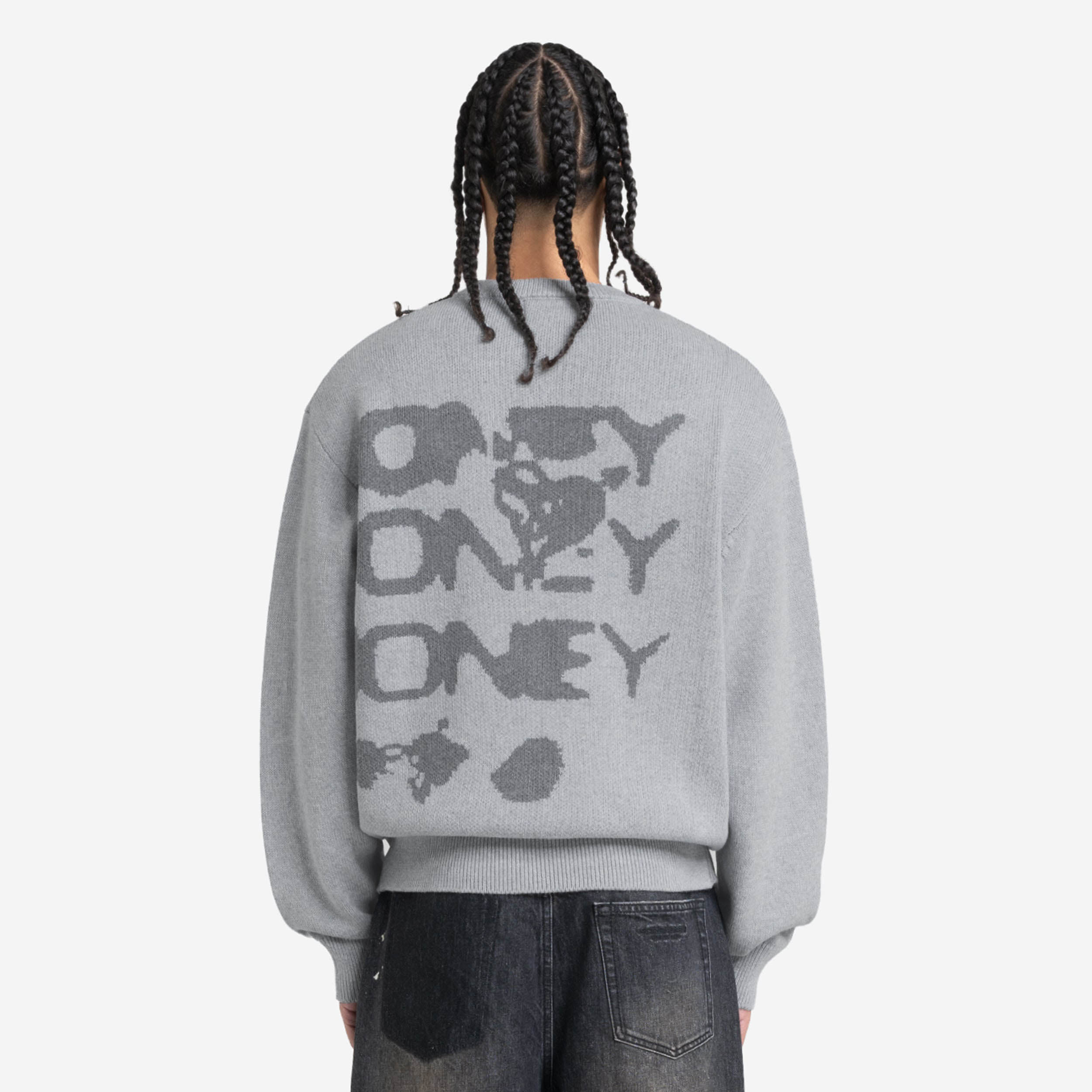 RADIANT CASH KNIT DARK GREY MELANGE