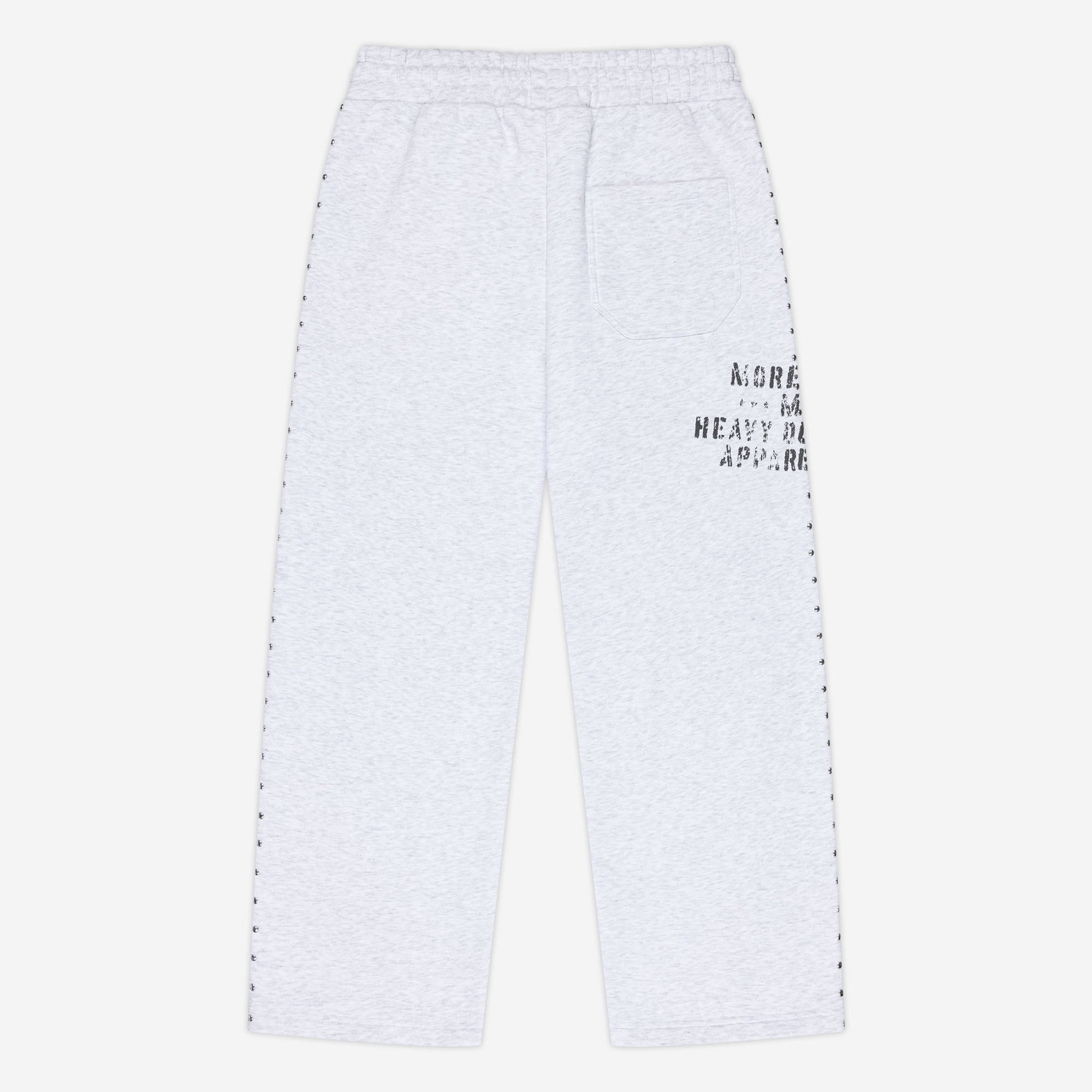 STUDDED JOGGER HEATHER GREY