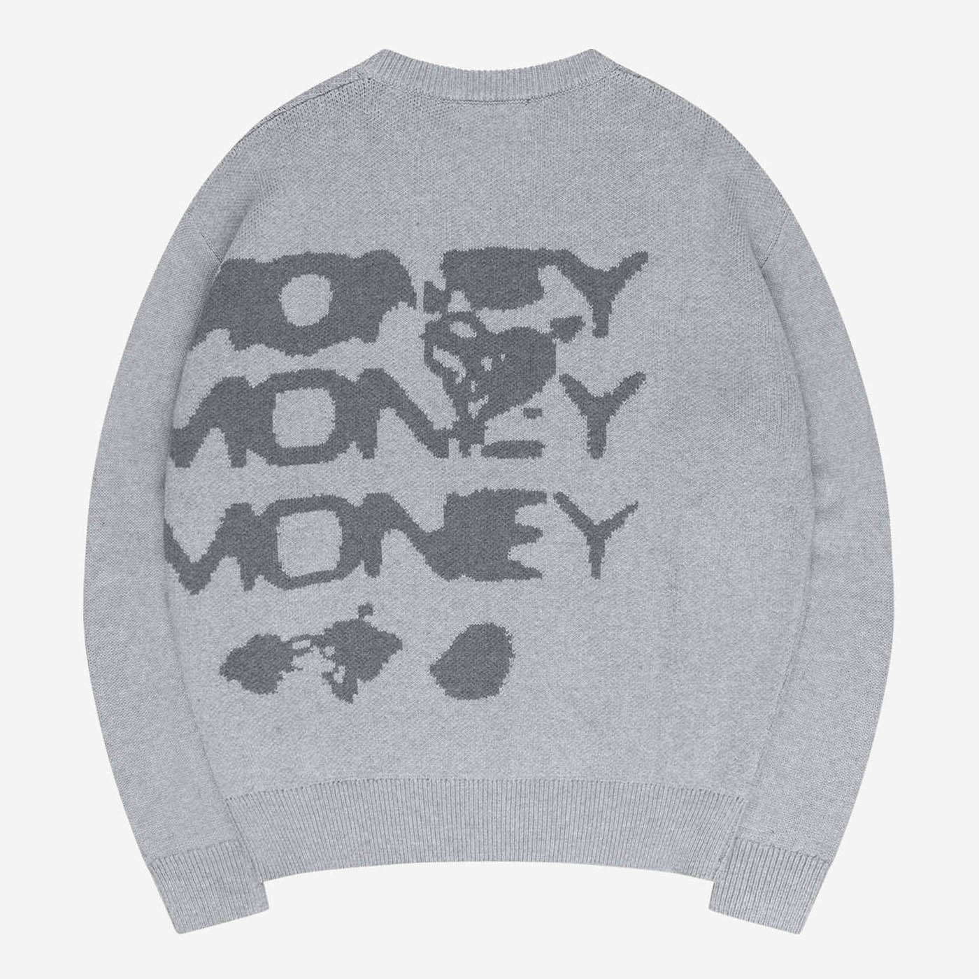 RADIANT CASH KNIT DARK GREY MELANGE