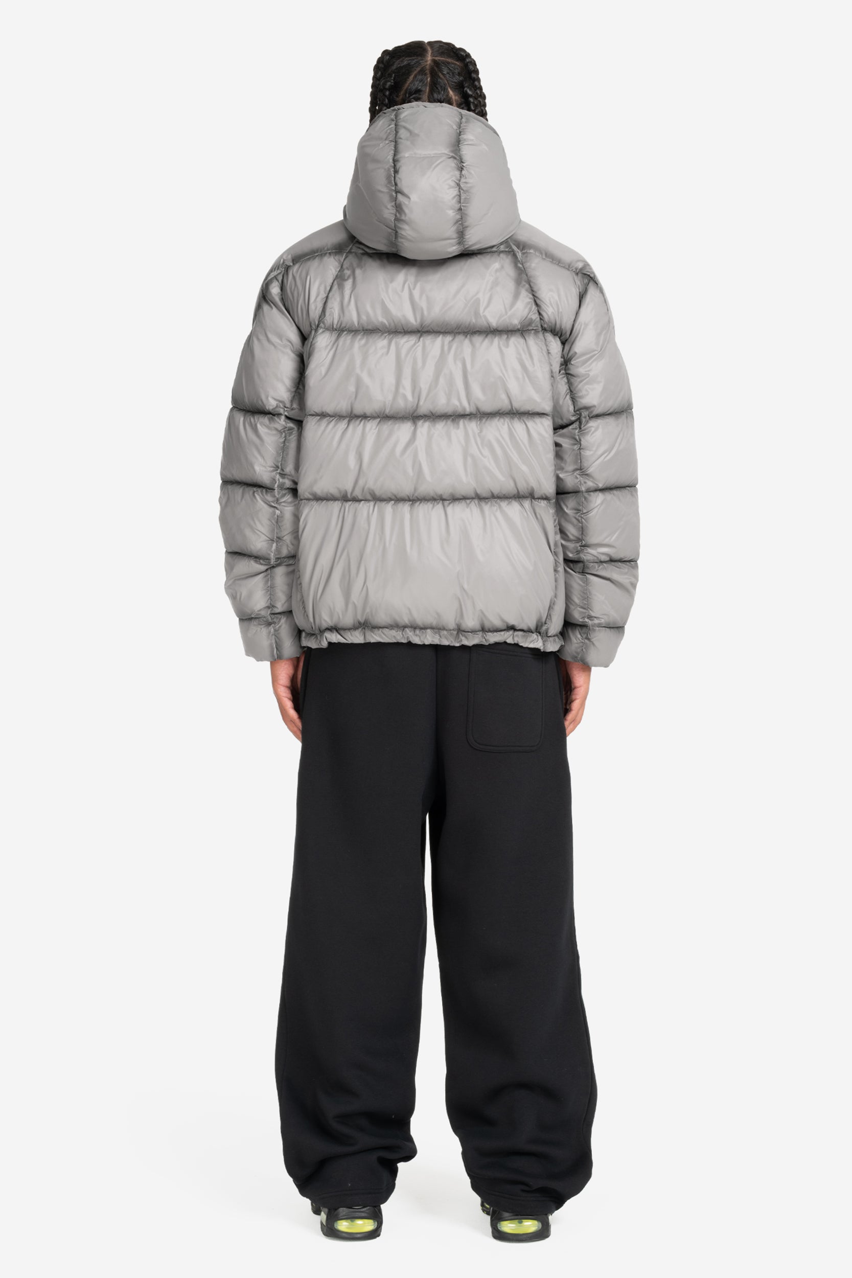 BIG PUFFA JACKET METALLIC GREY