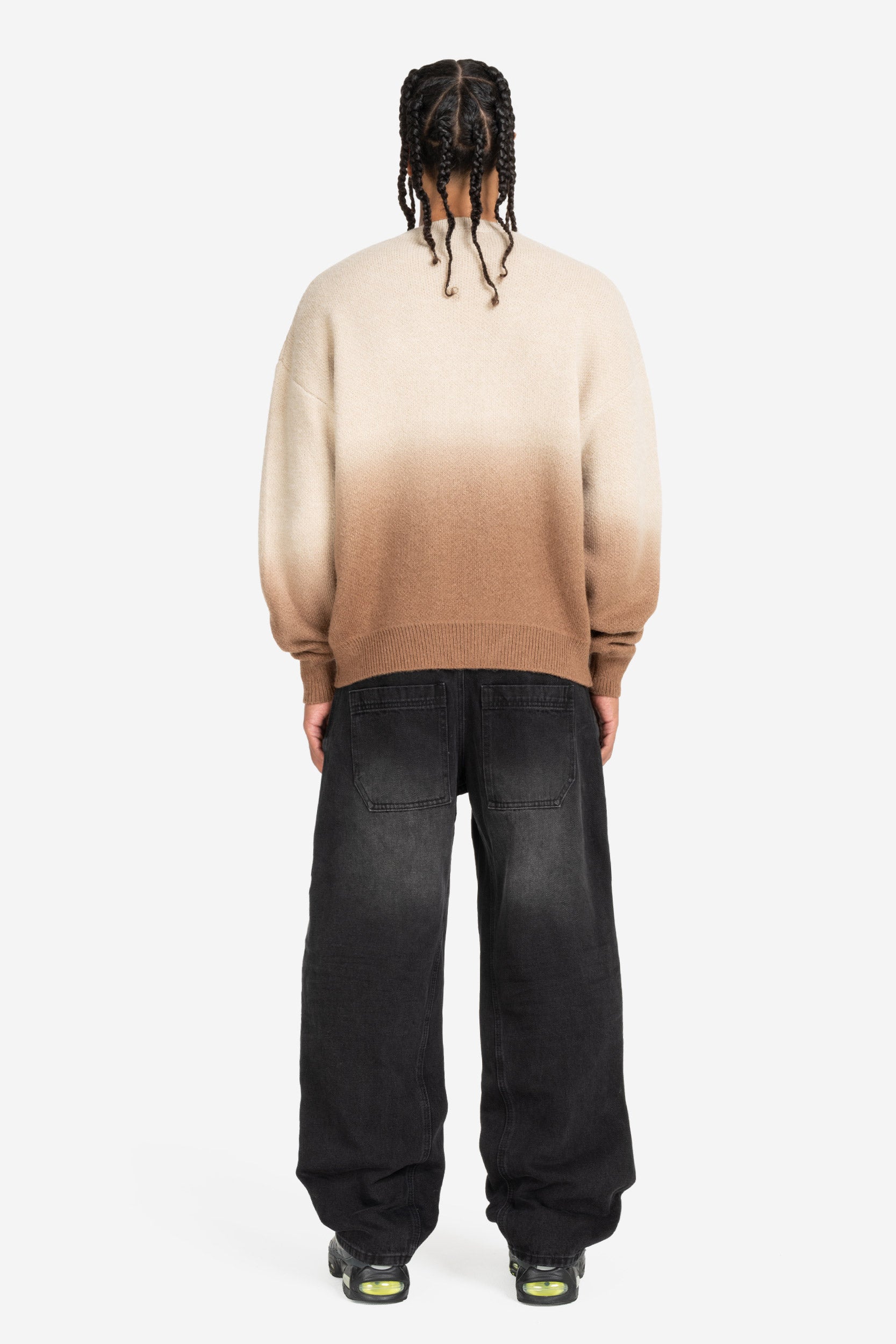 GRADIANT KNIT SWEATER BROWN