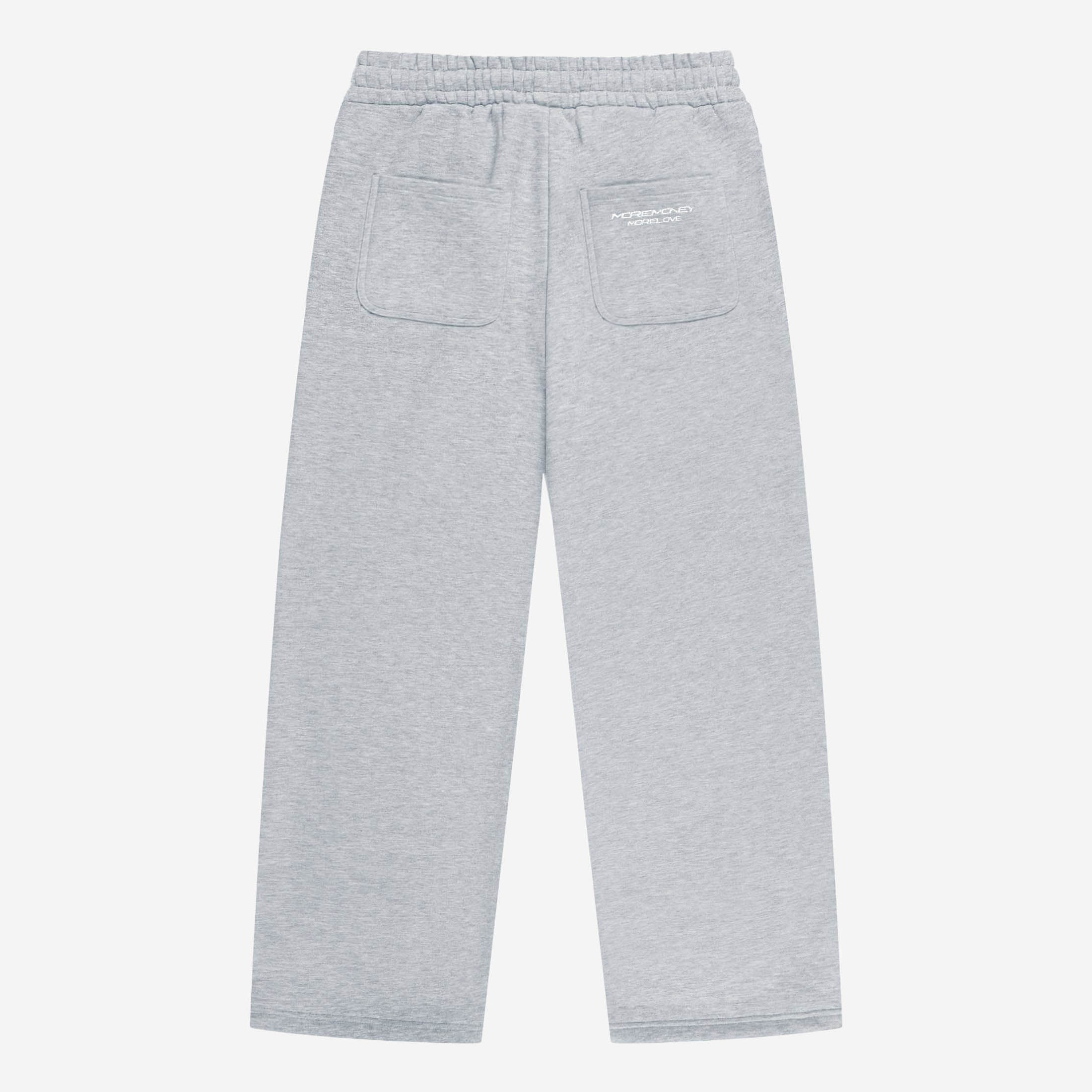 OPEN LEG JOGGER GREY MELANGE