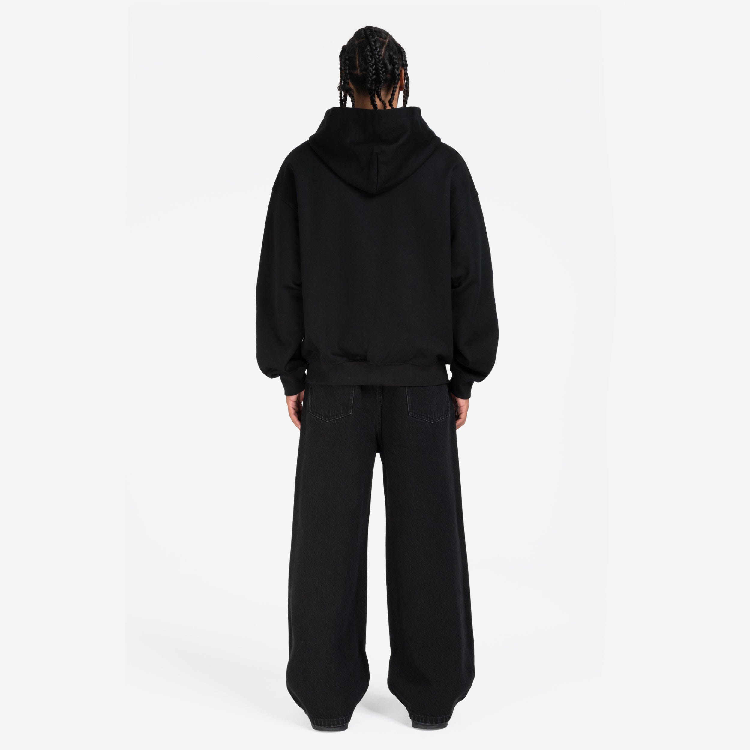 PROFIT ZIP HOODIE BLACK