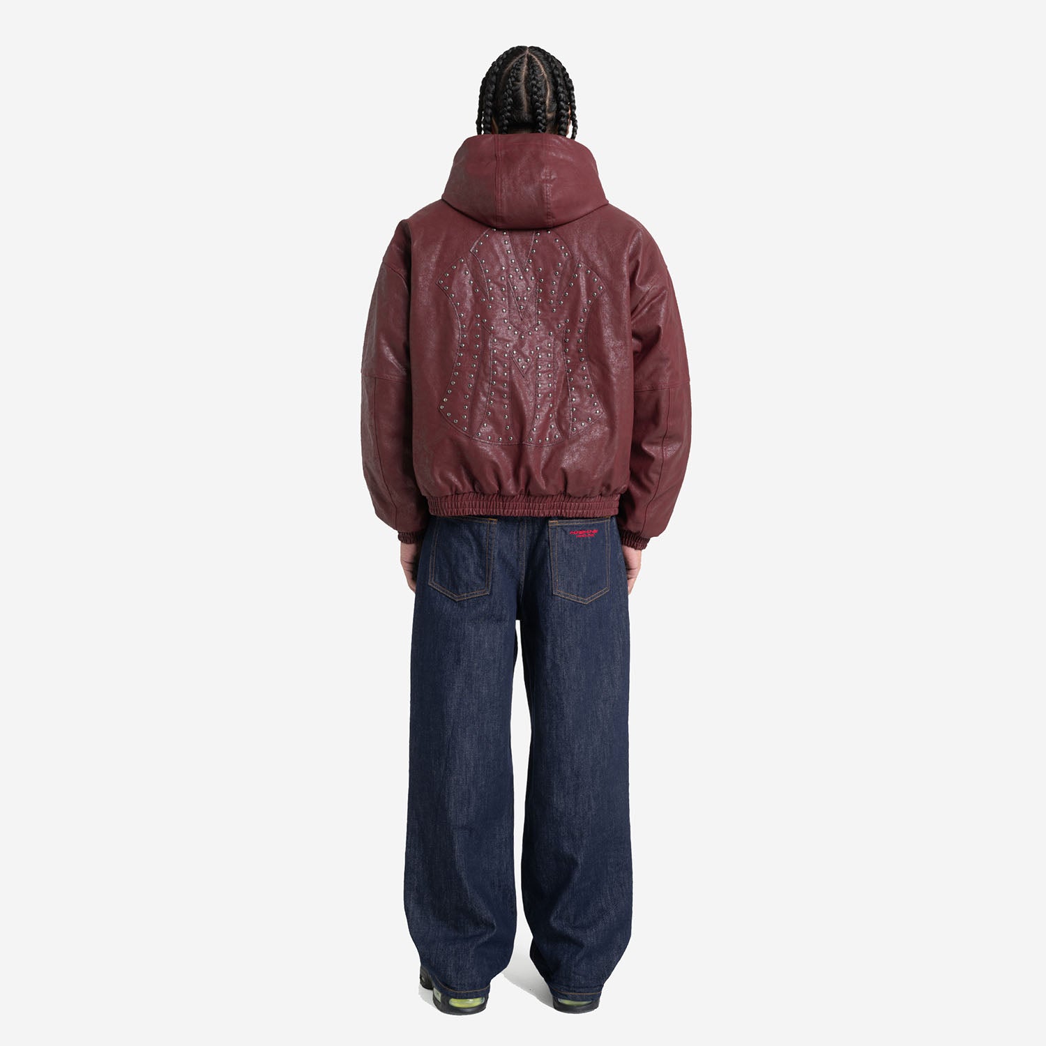 DA BIG M LEATHER JACKET RED