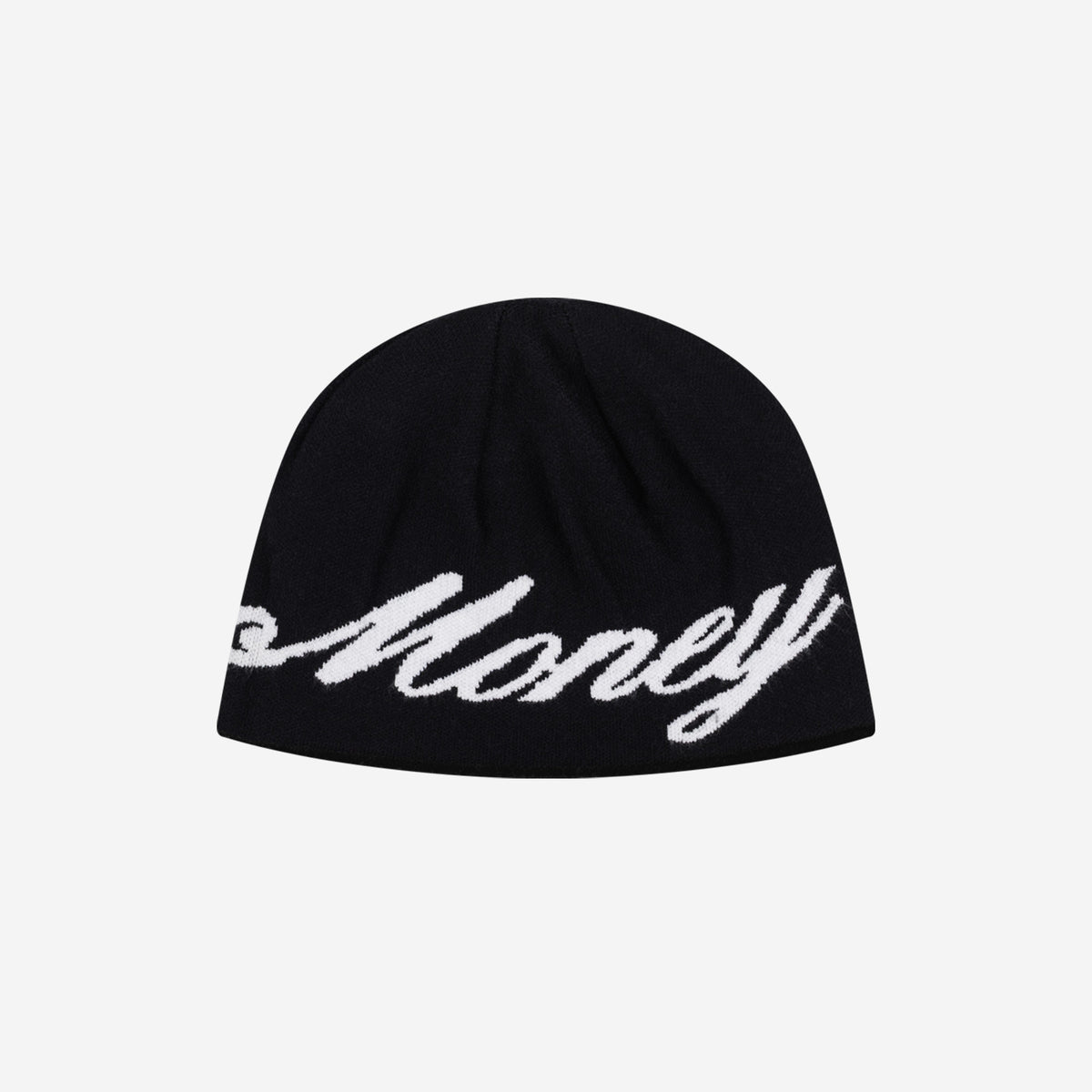 REVERSIBLE MORE MONEY MORE LOVE BEANIE BLACK/RED