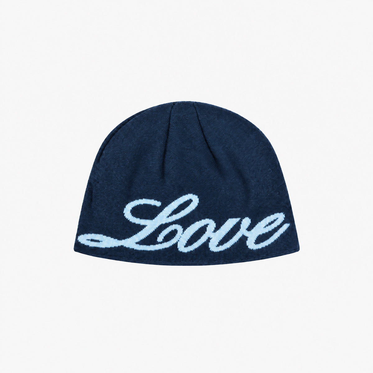 REVERSIBLE MORE MONEY MORE LOVE BEANIE PINK/NAVY