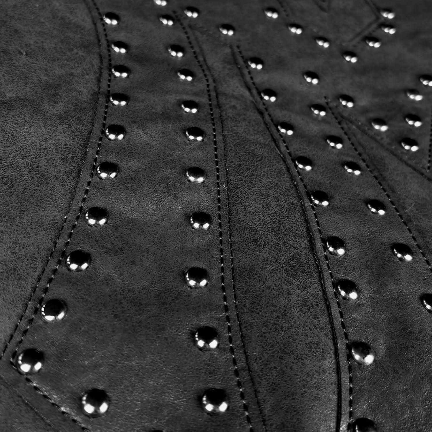 DA BIG M LEATHER JACKET BLACK