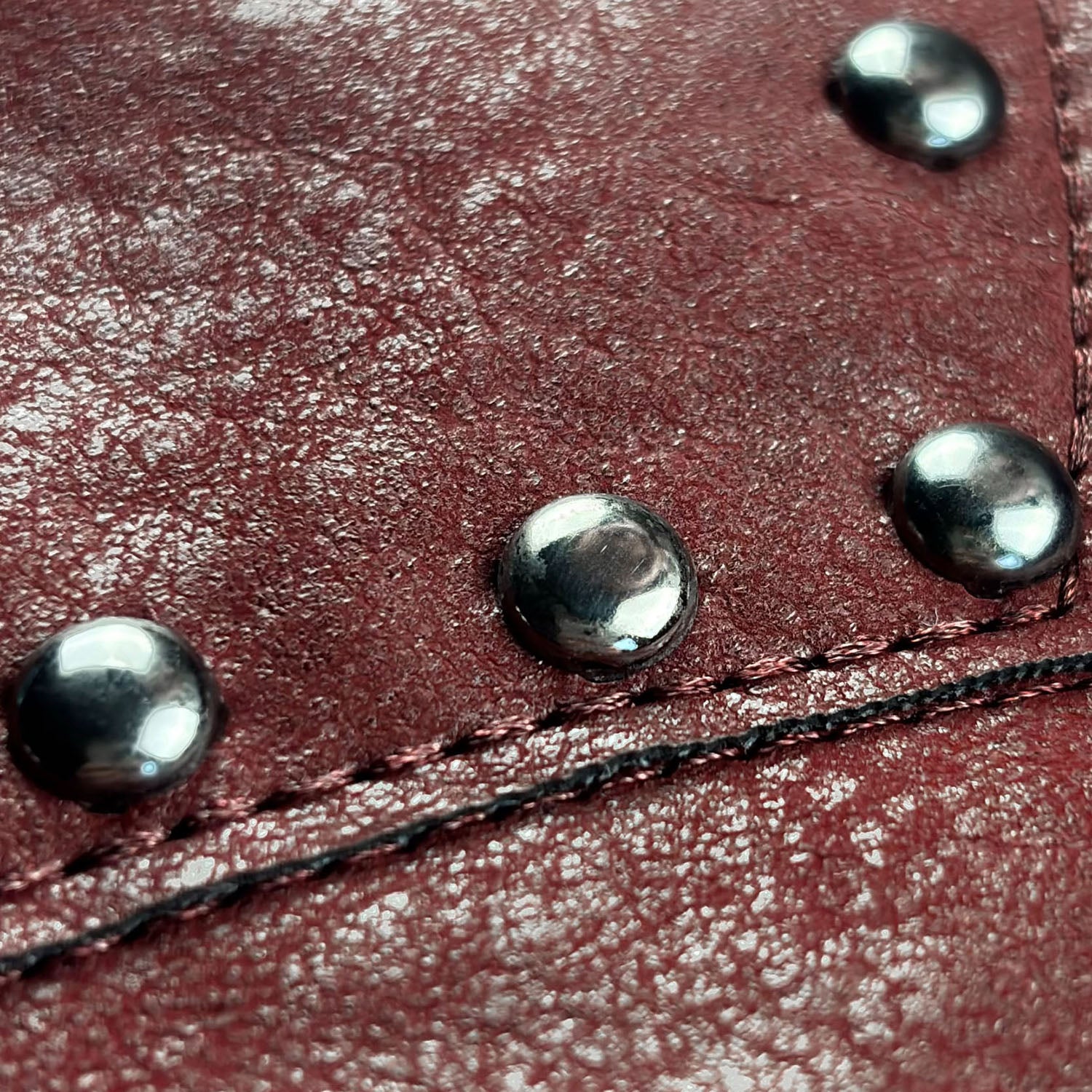 DA BIG M LEATHER JACKET RED